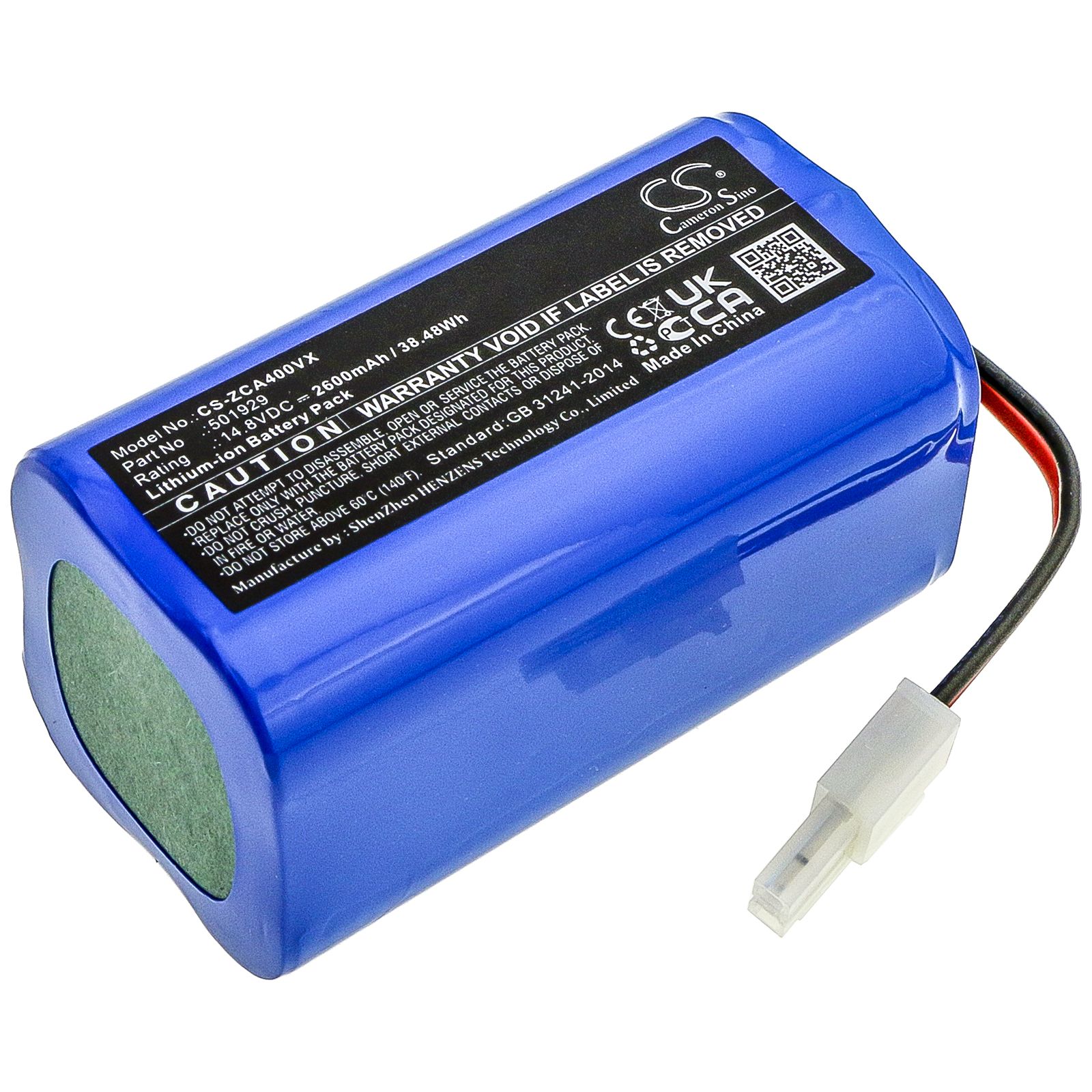 Li-ion Battery fits Zaco, A4s, A6, A8s 14.8V, 2600mAh – Bild 6
