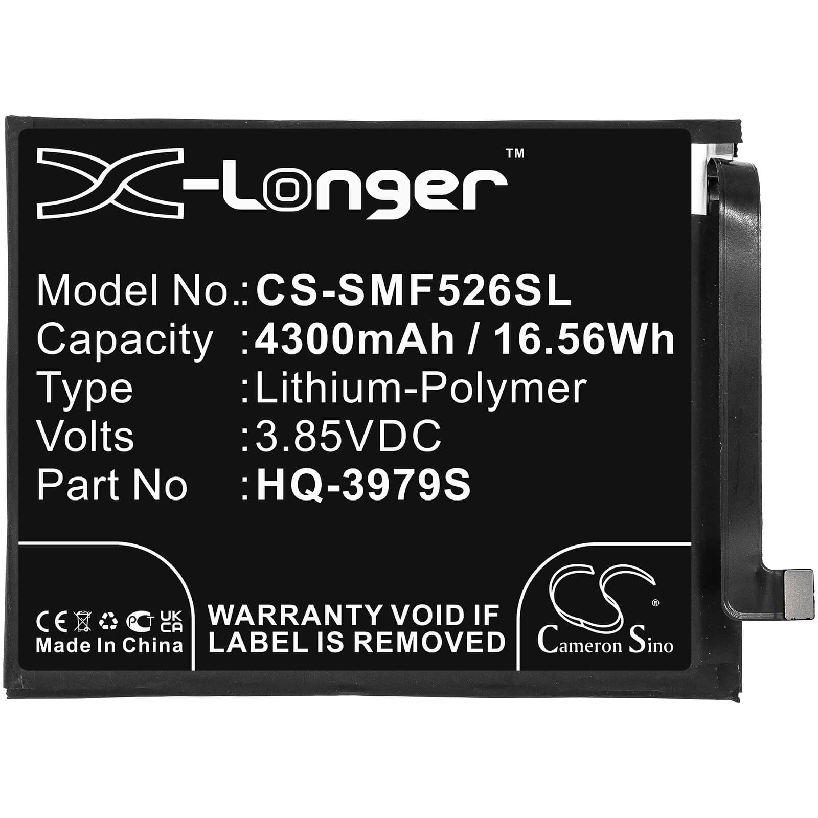 Li-ion Battery fits Samsung, Galaxy F52, Galaxy F52 5g 2021, Sm-e5260 3.85V, 4300mAh – Bild 5