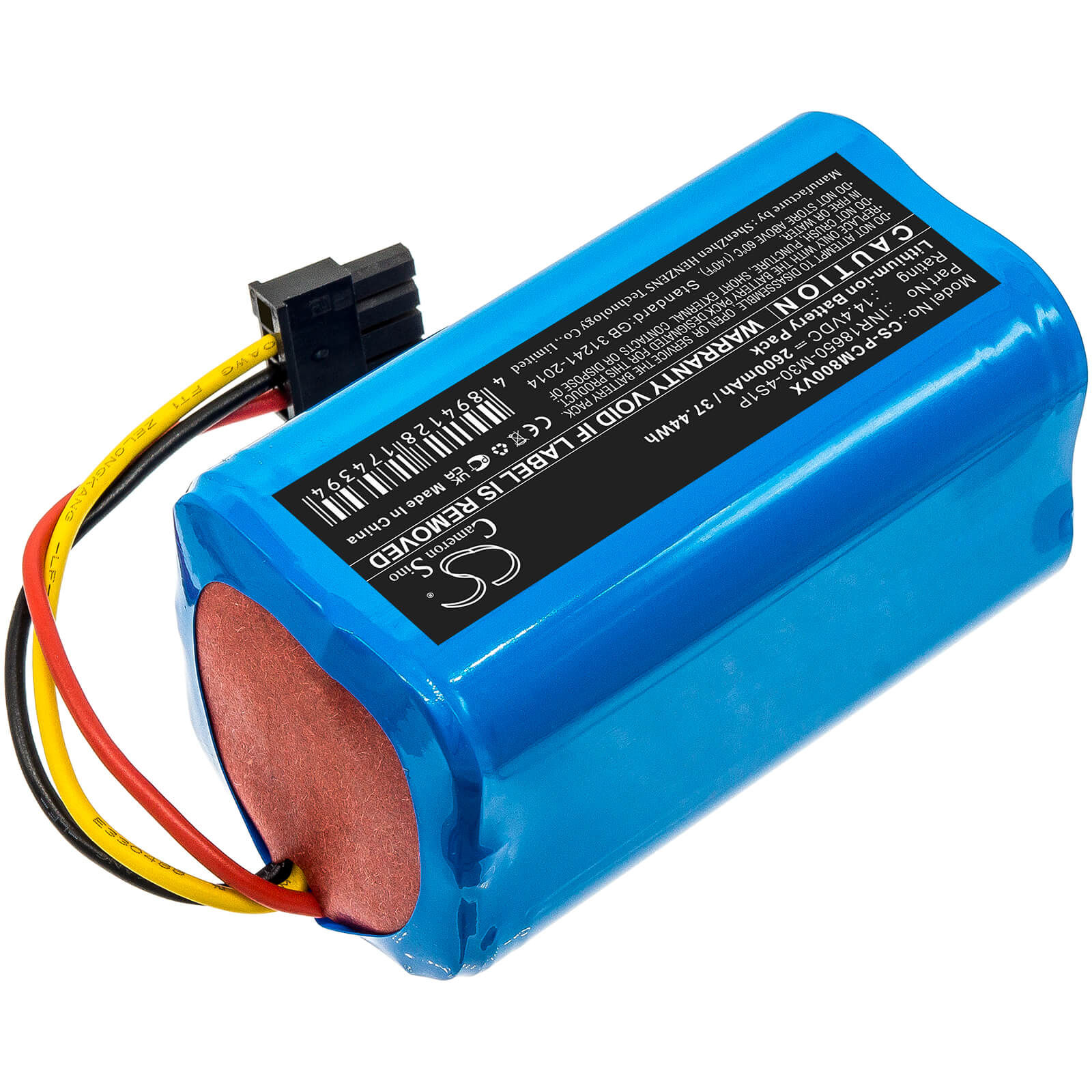 Li-ion Battery fits Proscenic, M8 14.4V, 2600mAh / 37.44Wh – Bild 2
