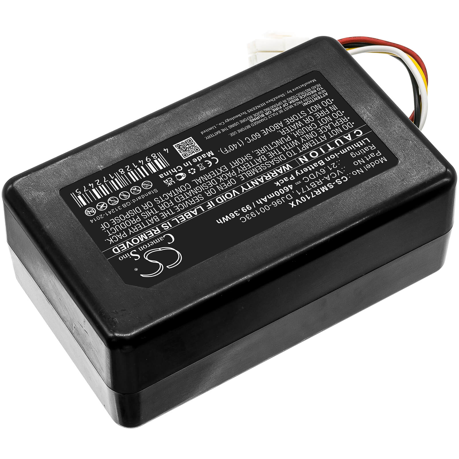 Li-ion Battery fits Samsung, Powerbot R7040, Sr10m701puw 21.6V, 4600mAh / 99.36Wh – Bild 2