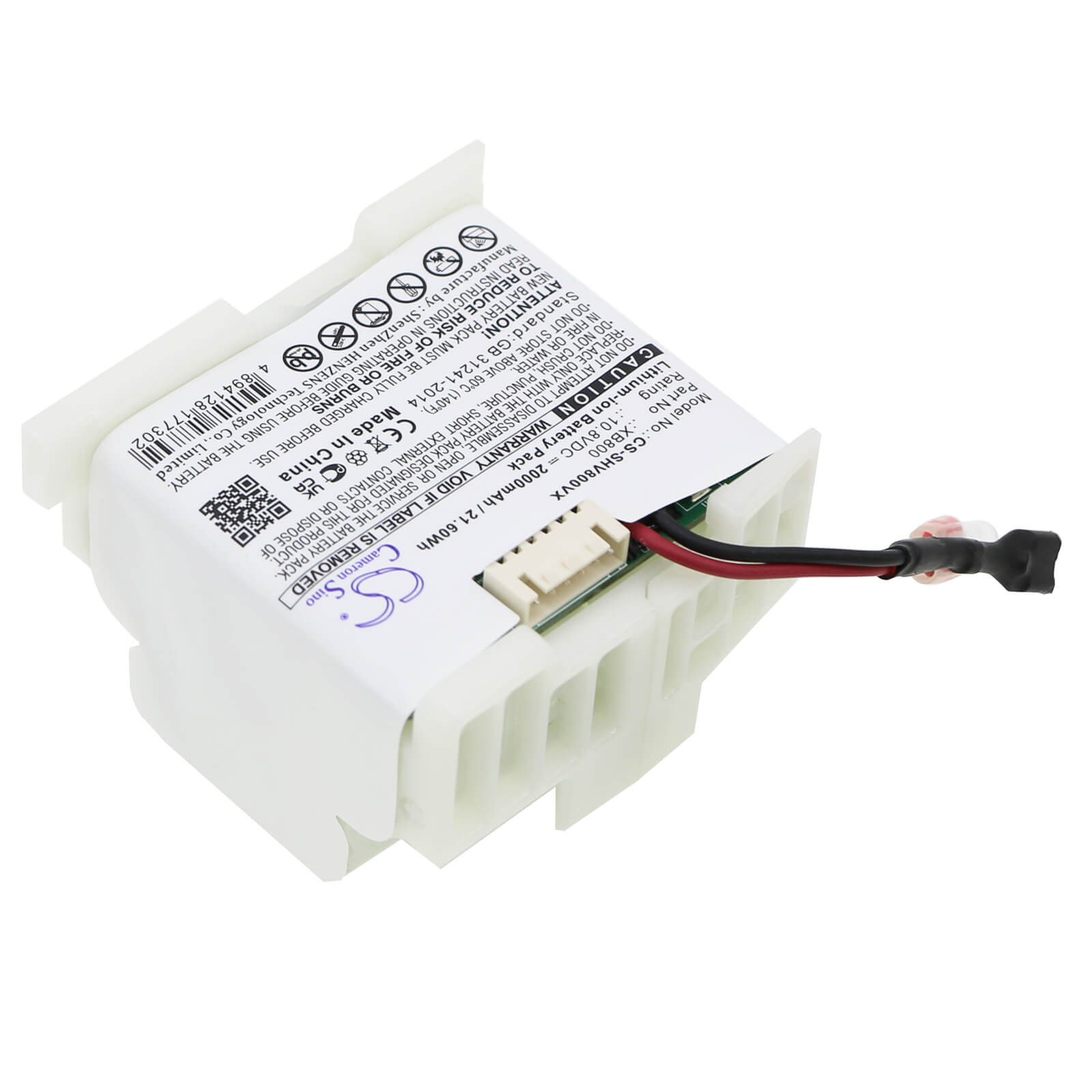 Li-ion Battery fits Shark, Lv800, Lv801 10.8V, 2000mAh / 21.60Wh – Bild 2