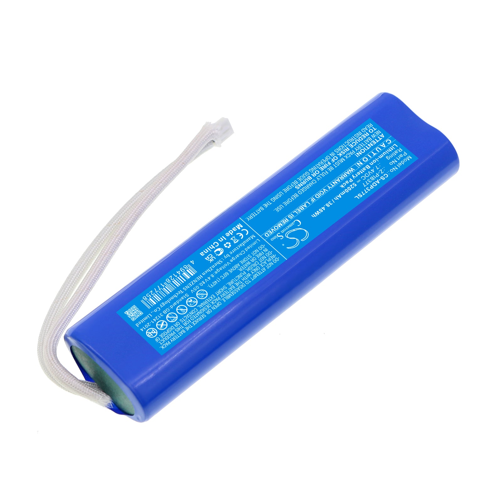 Li-ion, Lighting & Studio Battery fits American Dj Pinpoint Gobo, Pinpoint Gobo Color, 7.4V, 5200mAh – Bild 2