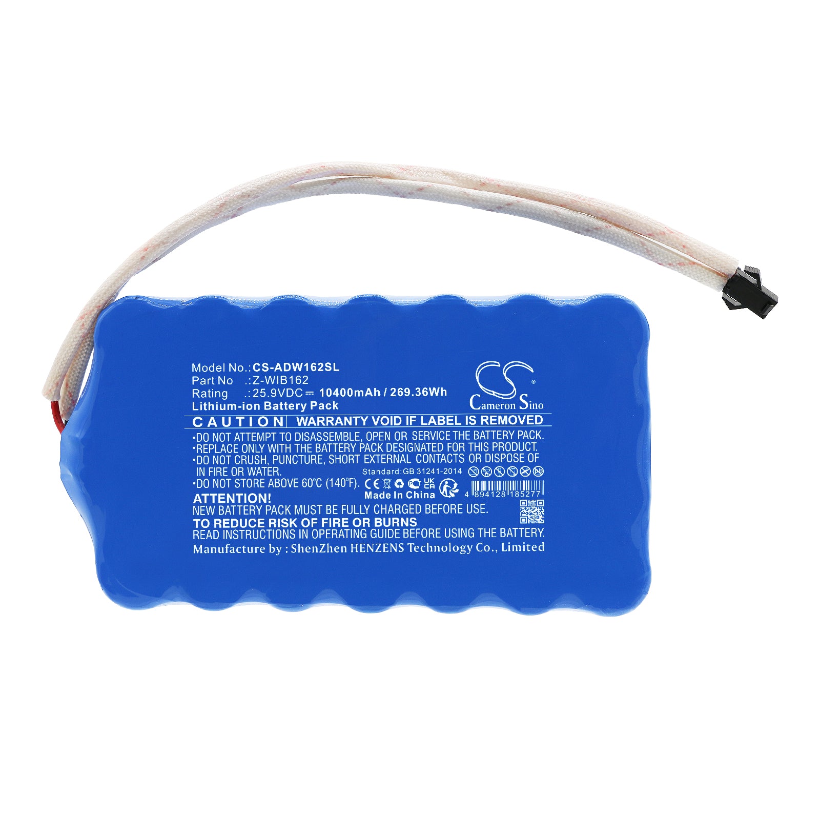 Li-ion, Lighting & Studio Battery fits American Dj Wifly Exr Hex Par, 25.9V, 10400mAh – Bild 3