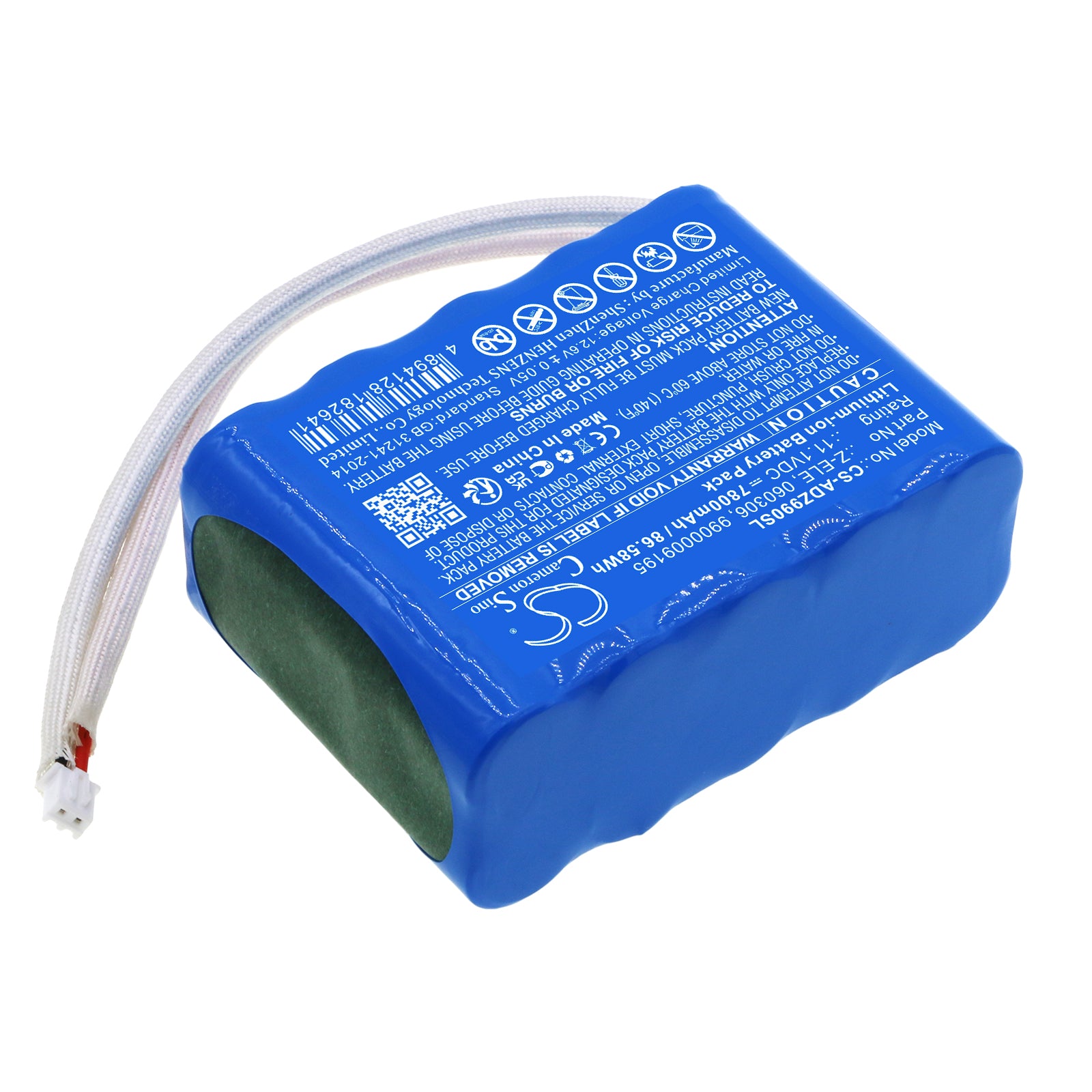 Li-ion, Lighting & Studio Battery fits American Dj Element, 11.1V, 7800mAh – Bild 2
