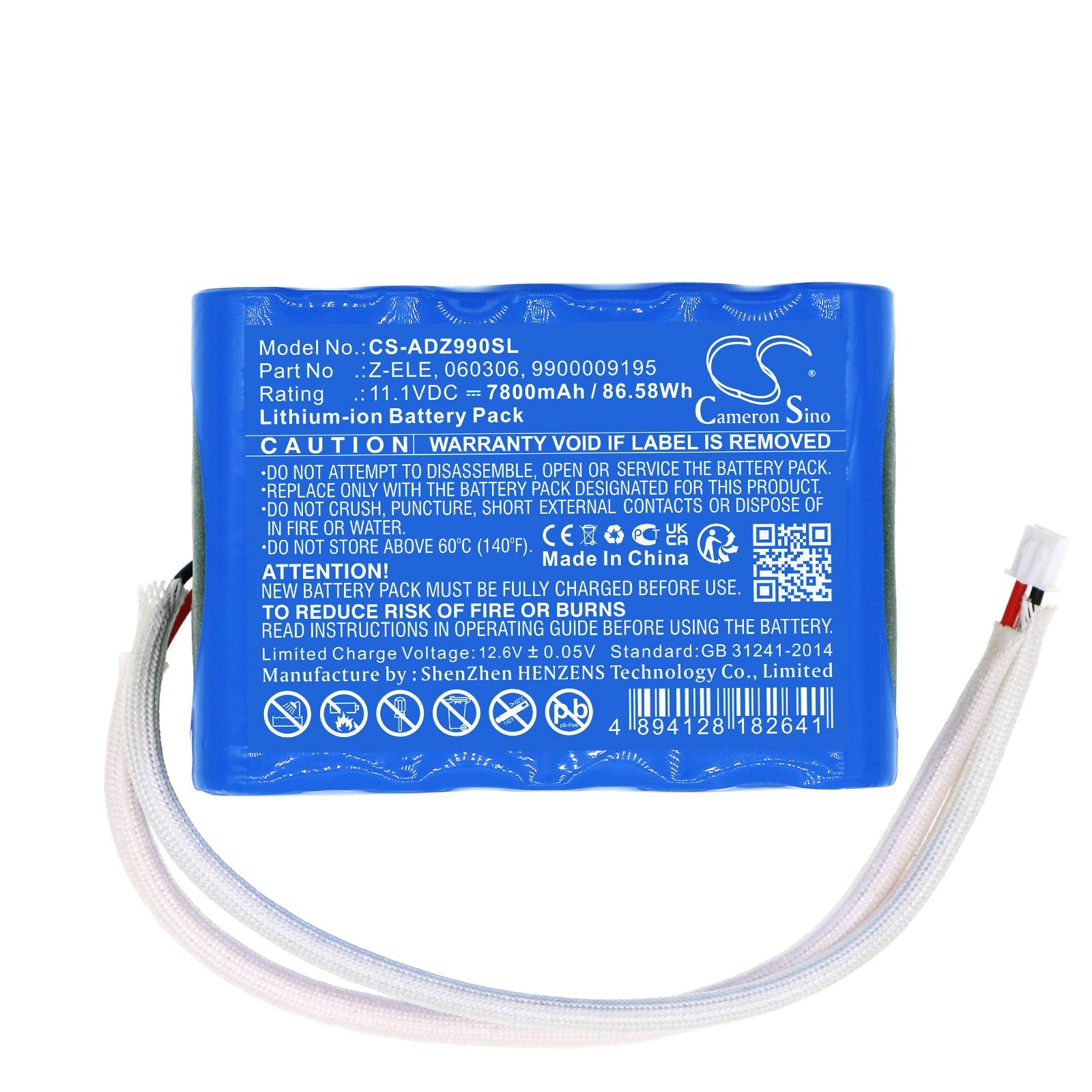 Li-ion, Lighting & Studio Battery fits American Dj Element, 11.1V, 7800mAh – Bild 3