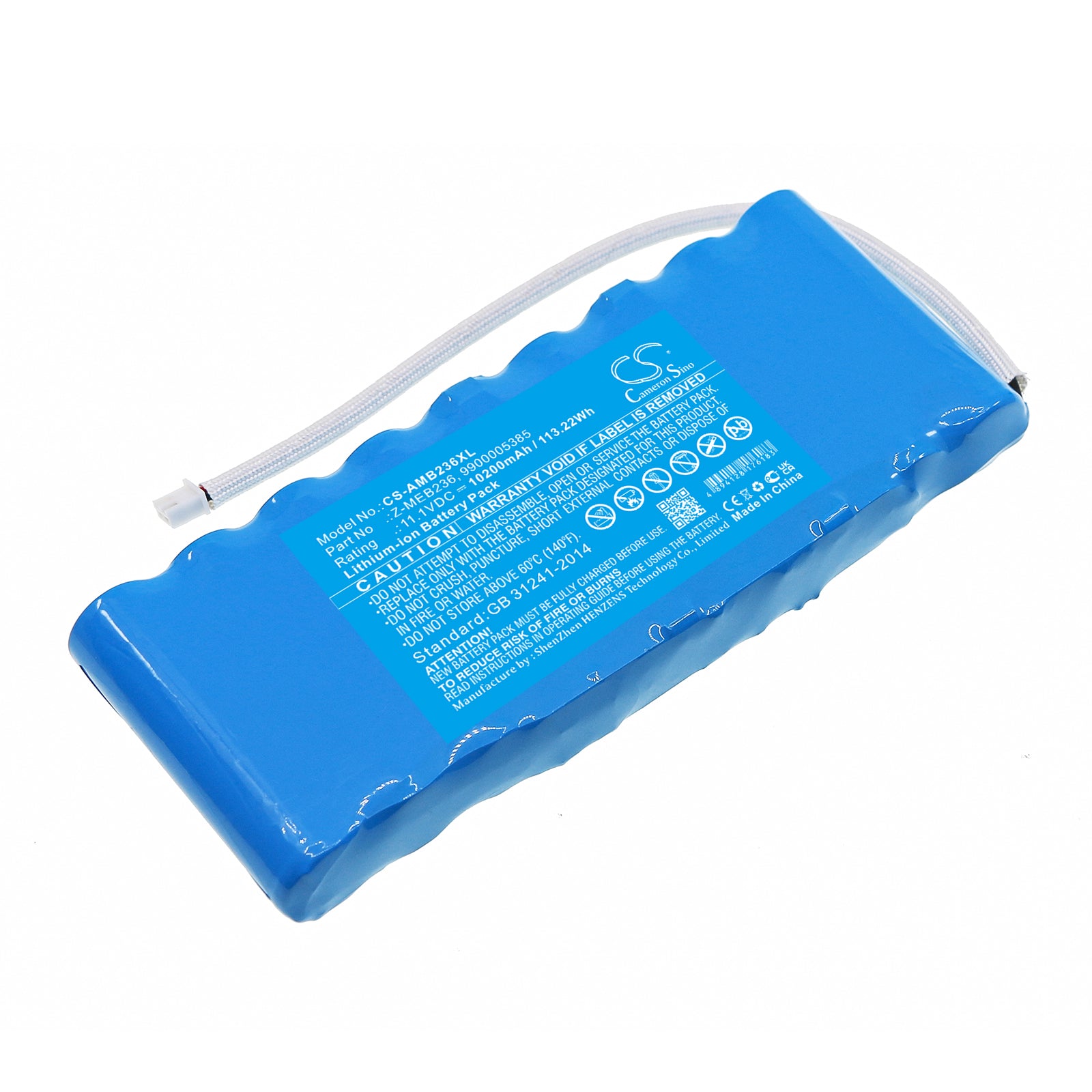 Li-ion, Lighting & Studio Battery fits American Dj Jelly Go Par64 Rgba, Mega Go Par64 Rgba, 11.1V, 10200mAh – Bild 2