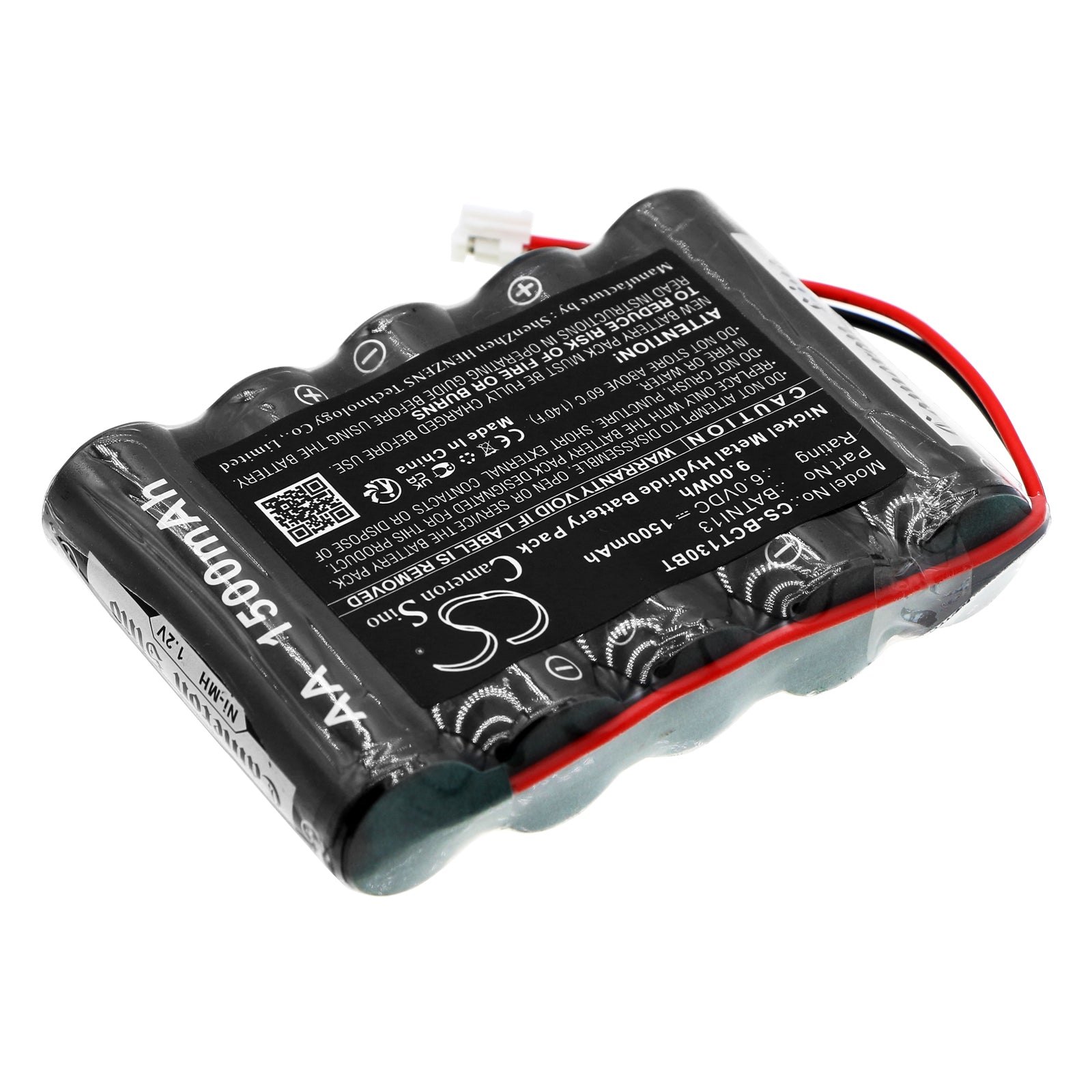 Ni-MH, Alarm System Battery fits Daitem Panel Pre 2007, 6.0V, 1500mAh – Bild 2