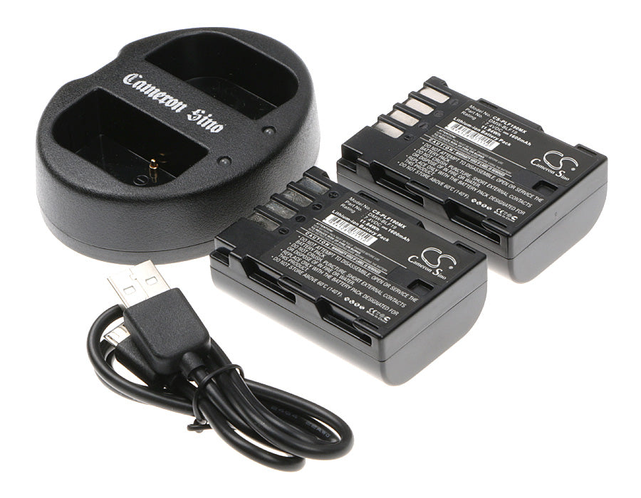 Panasonic Lumix DMC-GH3 Battery Set with USB Cable - Includes 2 CS-PLF190MX & 1 DF-PLF190UH – Bild 2