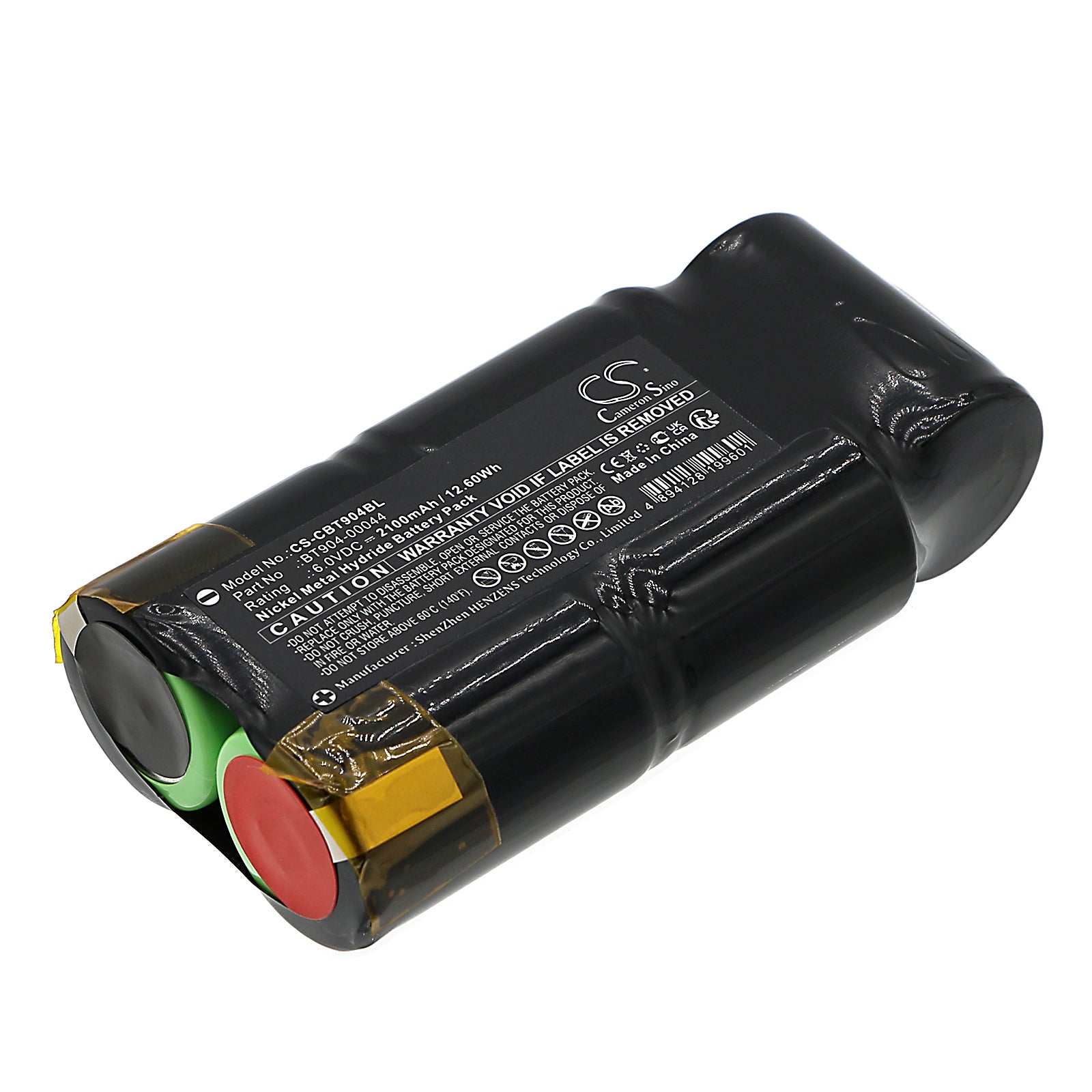 Ni-MH, Crane Remote Control Battery fits Cattron Theimeg Th-20ds-s/e, Th-ga, 6.0V, 2100mAh