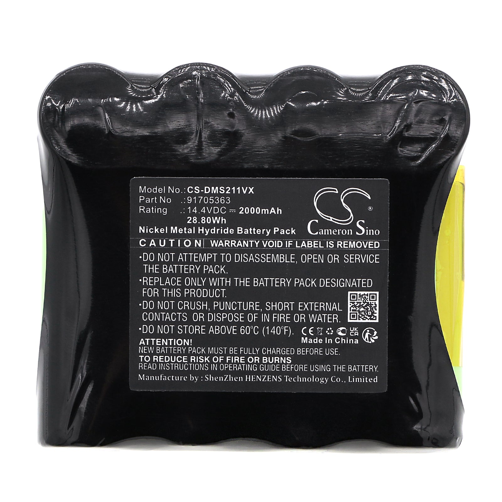 Ni-MH, Vacuum Battery fits Wintonic 18430, Domo Do203s, 14.4V, 2000mAh – Bild 2