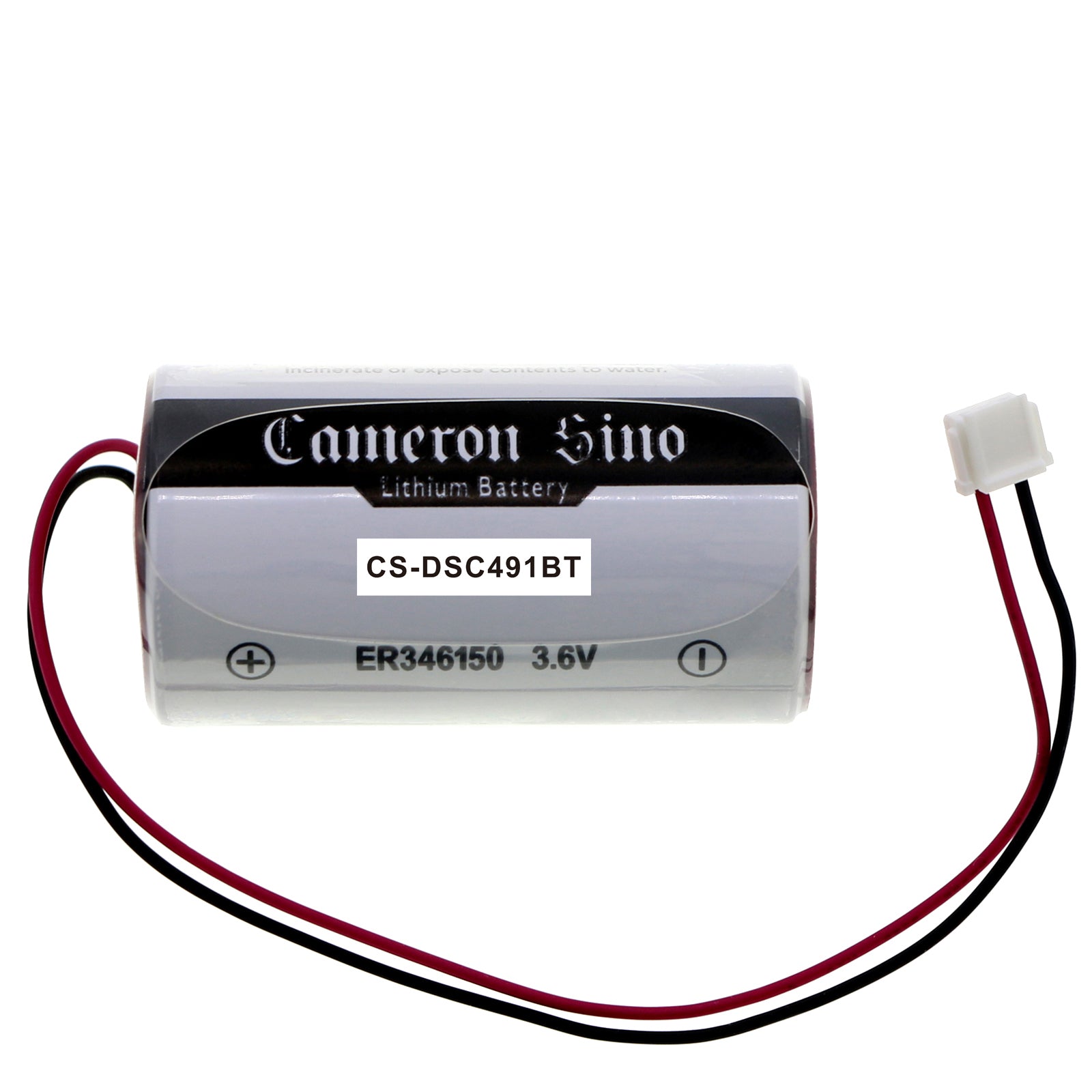 Li-MnO2, Alarm System Battery fits Dsc 2 Way Wireless External Siren, Impassa Wireless Siren, 3.6V, 14500mAh – Bild 3