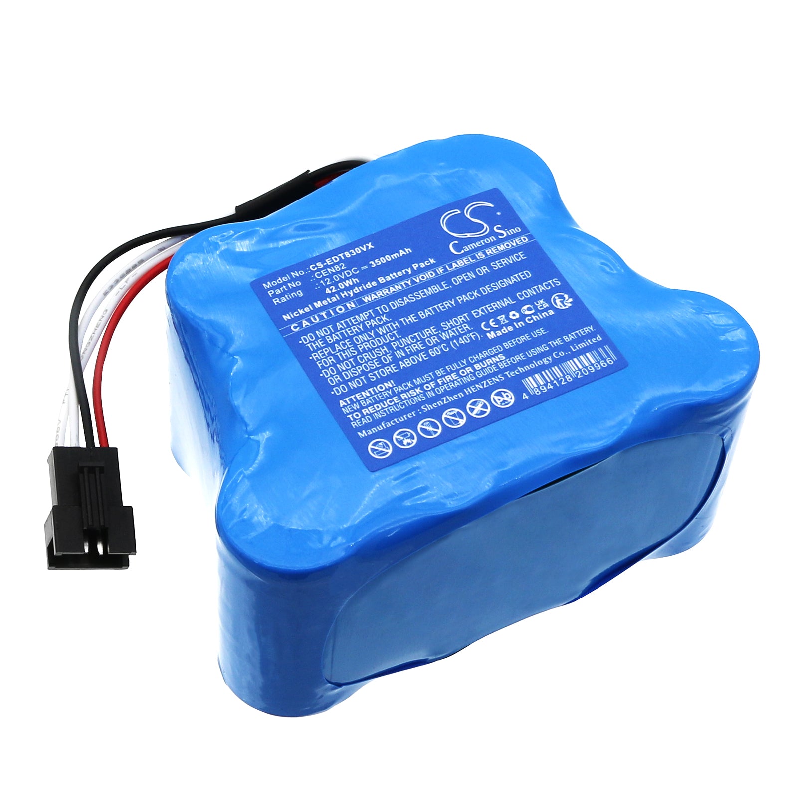 Ni-MH, Vacuum Battery fits Ecovacs Deebot 800, Deebot 810, 12.0V, 3500mAh – Bild 2