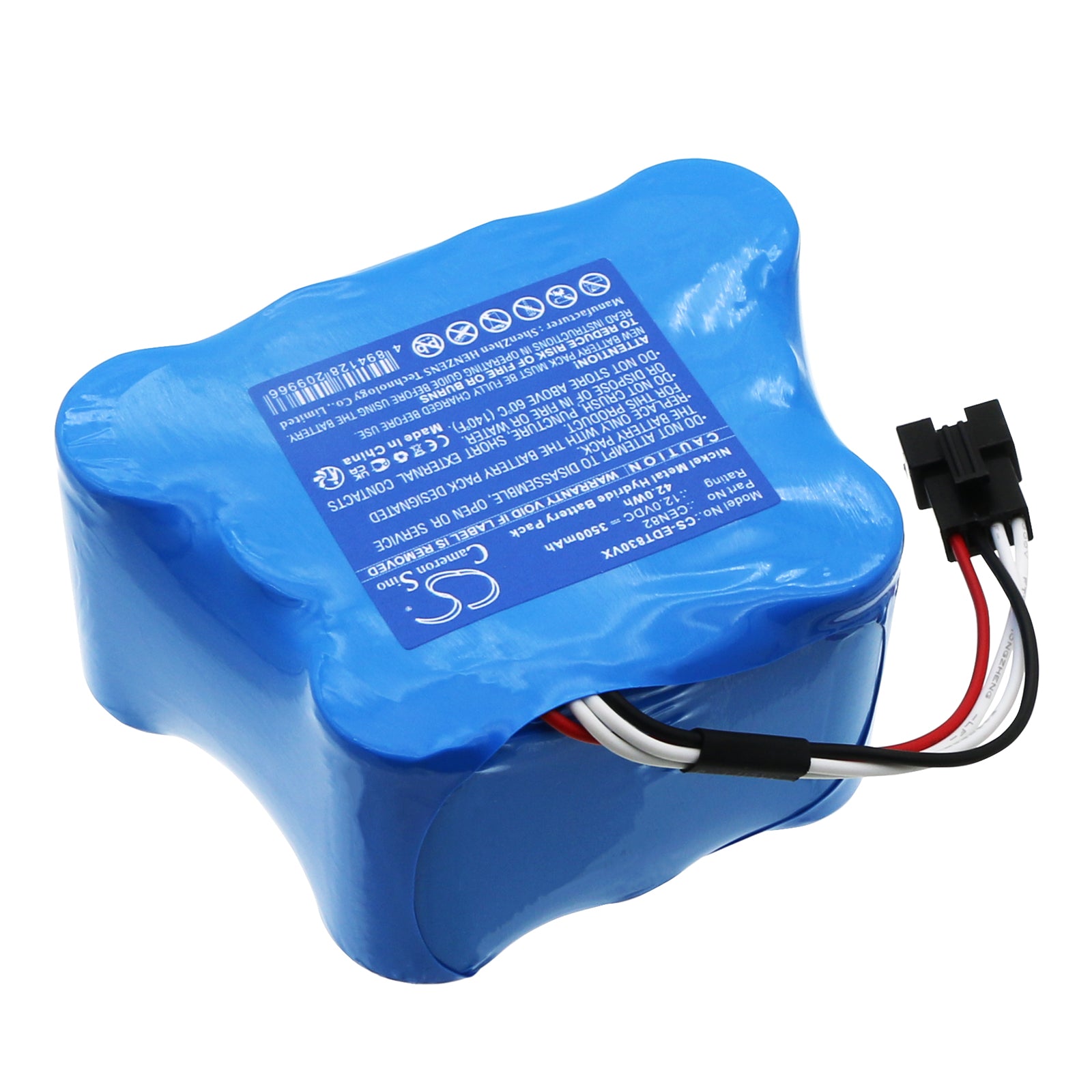 Ni-MH, Vacuum Battery fits Ecovacs Deebot 800, Deebot 810, 12.0V, 3500mAh – Bild 3