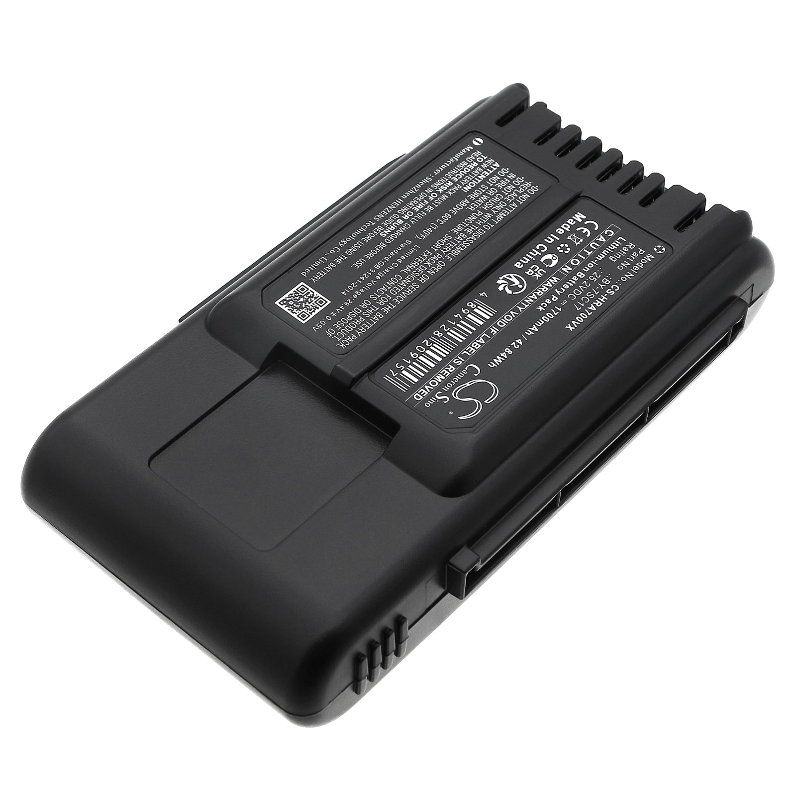Li-ion, Vacuum Battery fits Sharp Ec-hr7-p, Ec-hr7-t, 25.2V, 1700mAh – Bild 2