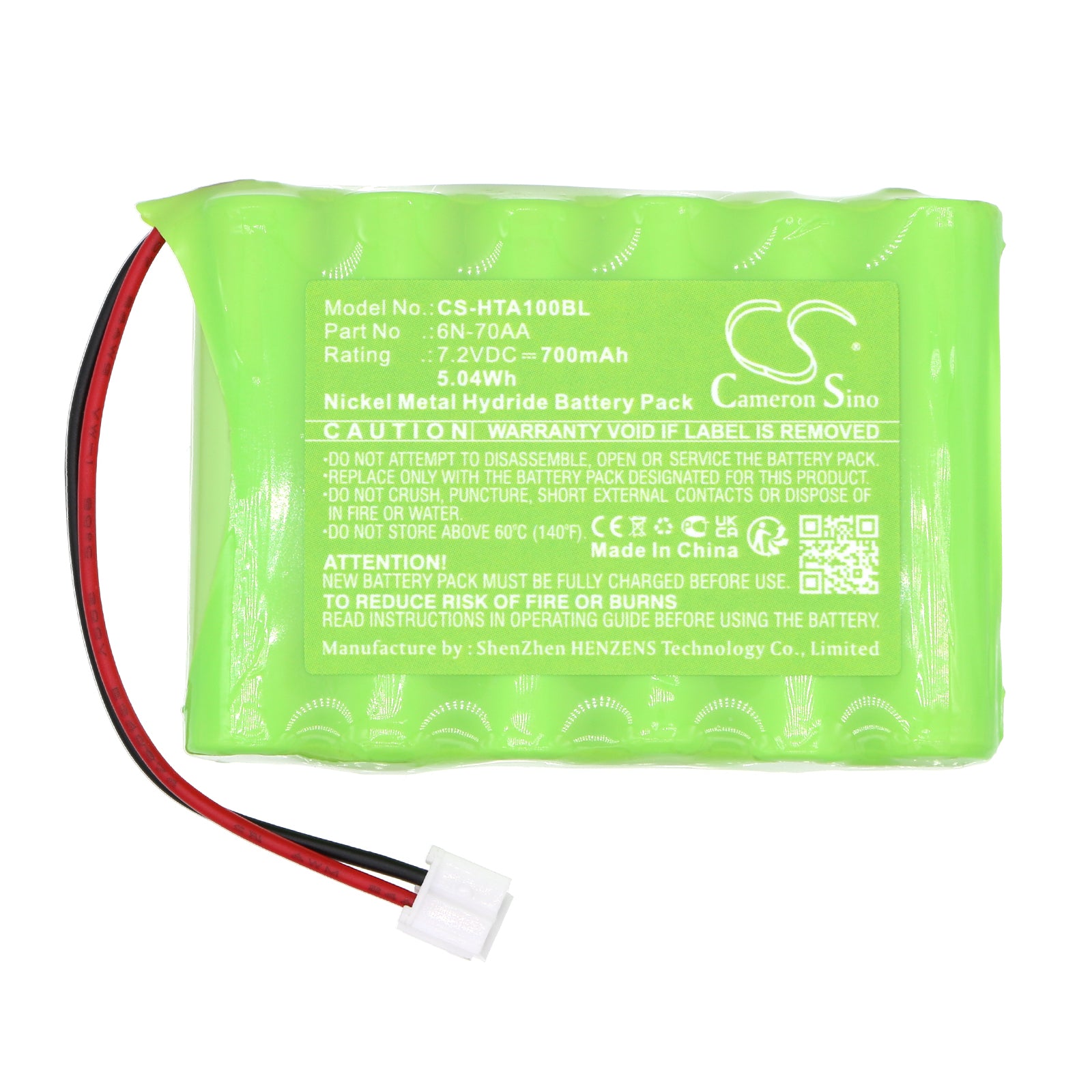 Ni-MH, Crane Remote Control Battery fits Holzleitner Ameise, 7.2V, 700mAh – Bild 3