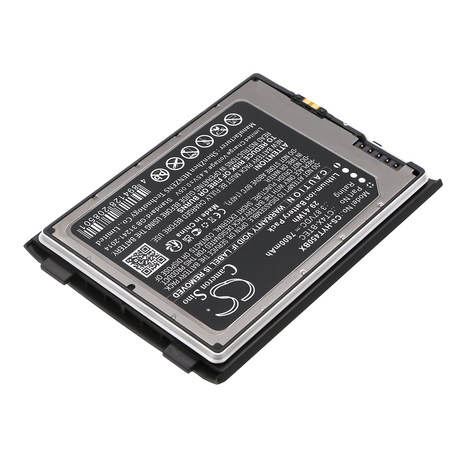 Li-ion, Barcode Scanner Battery fits Honeywell Ct45, Ct47, 3.87V, 7600mAh – Bild 2