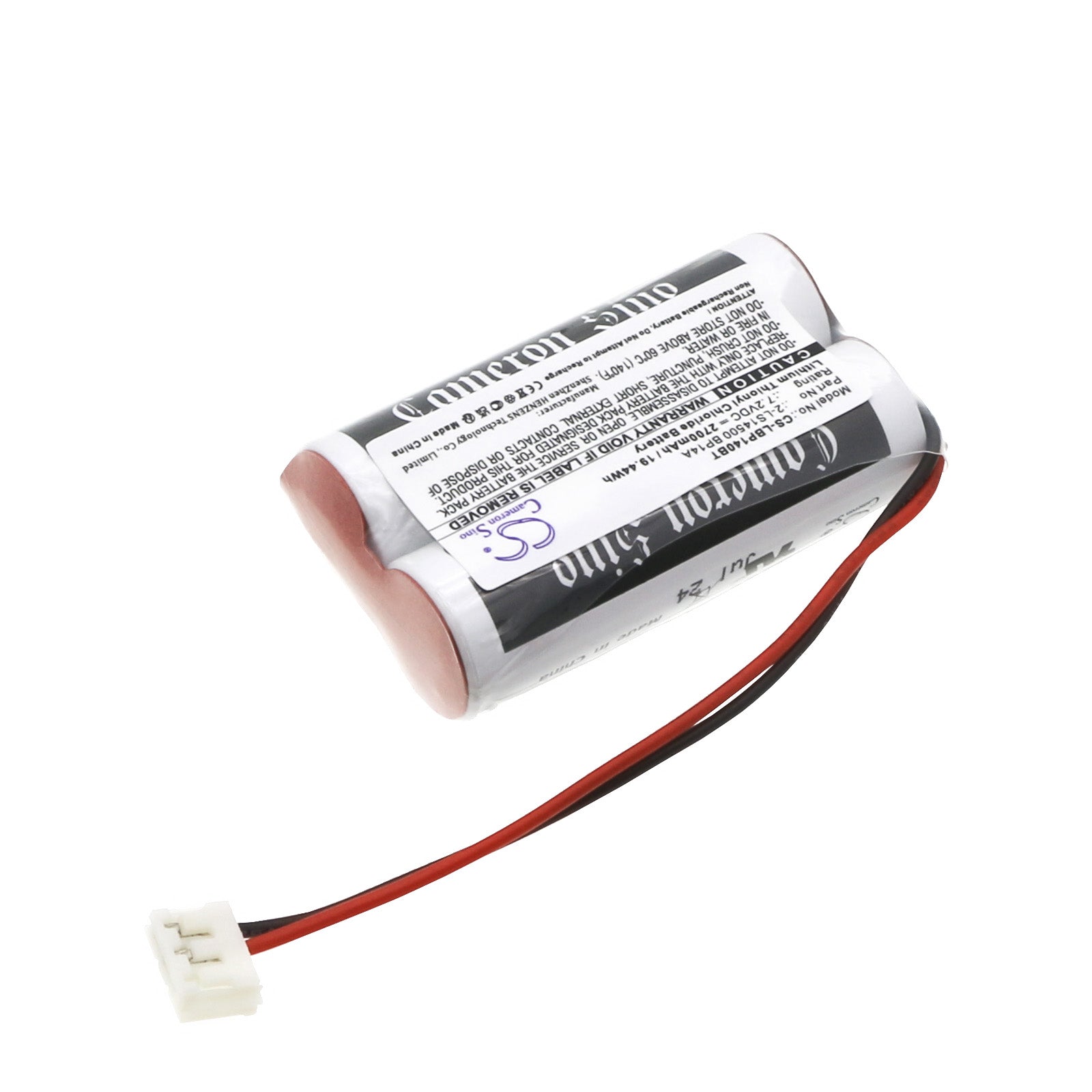 Li-SOCl2, Alarm System Battery fits Label Alcose, Cesar, 7.2V, 2700mAh – Bild 2