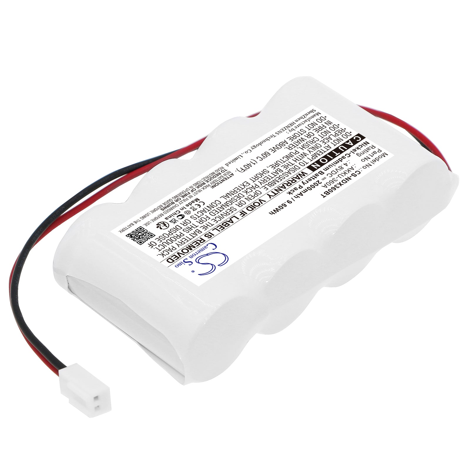 Ni-CD, Alarm System Battery fits Indexa 111a, 151a, 4.8V, 2000mAh – Bild 2