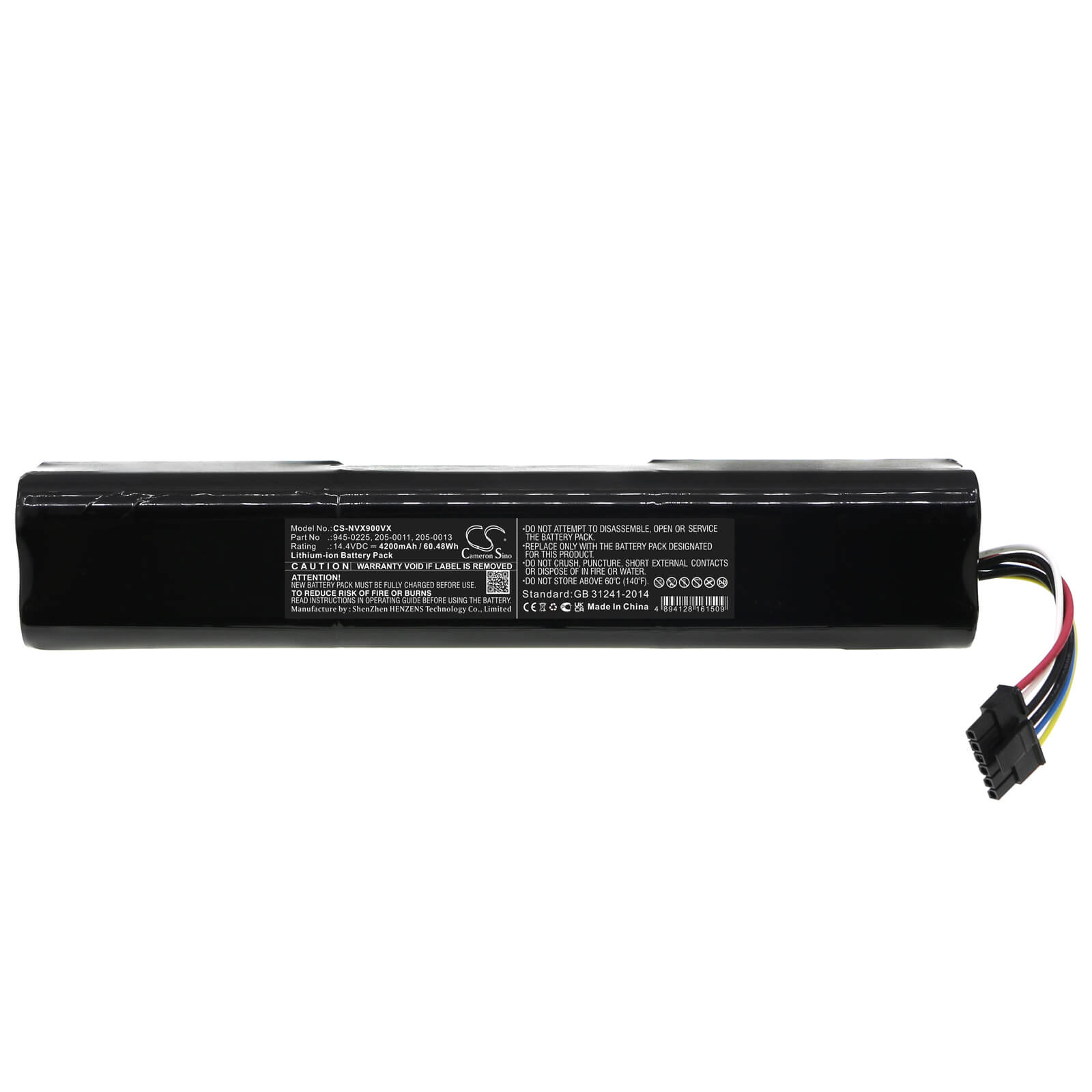 Li-ion Battery fits Neato, 0810841012076, 205-0011, 205-0013, 4inr19/65-2, 945-0225, 945-0266 14.4V, 4200mAh – Bild 3