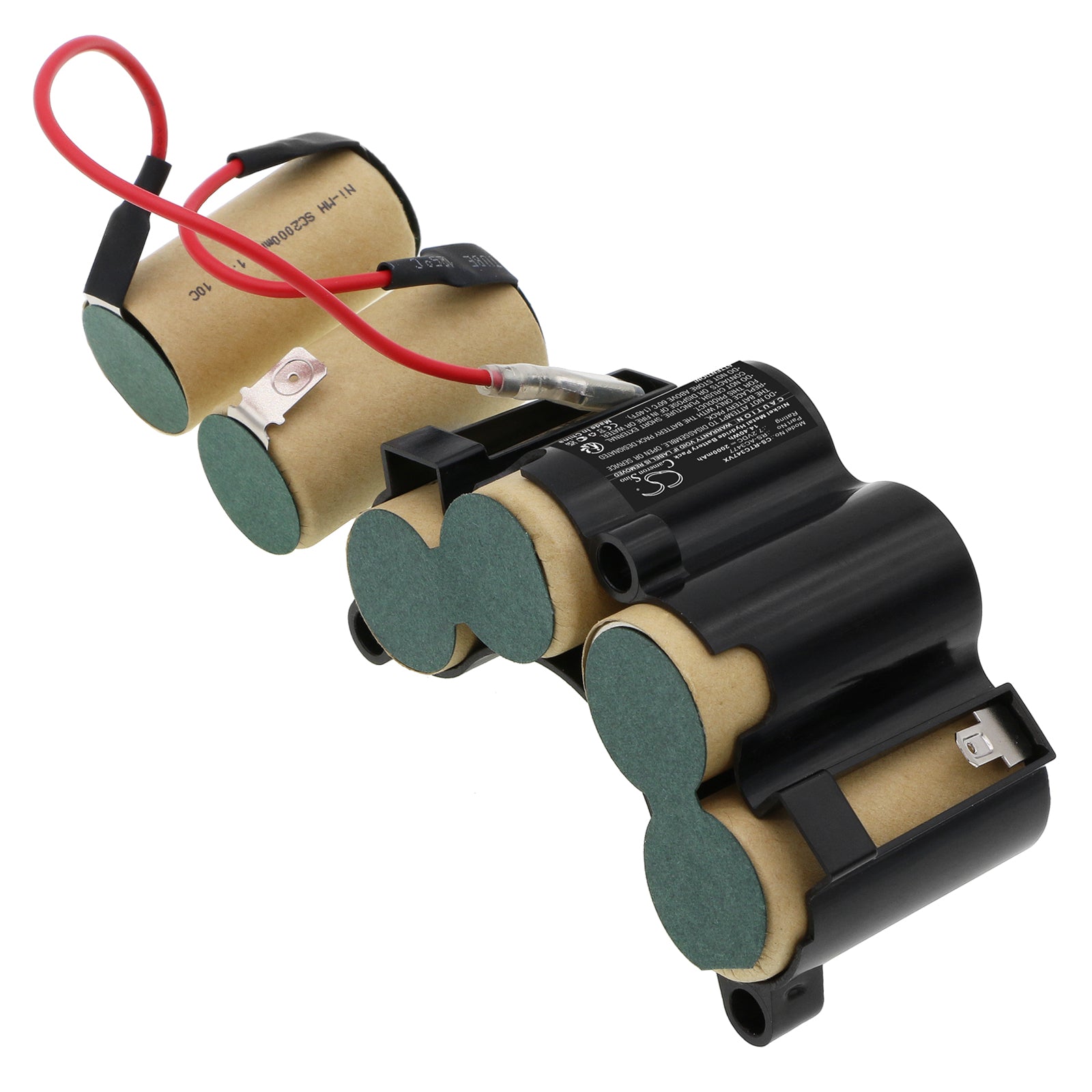 Ni-MH, Vacuum Battery fits Rowenta Ac47, Ac4769, 7.2V, 2000mAh – Bild 2