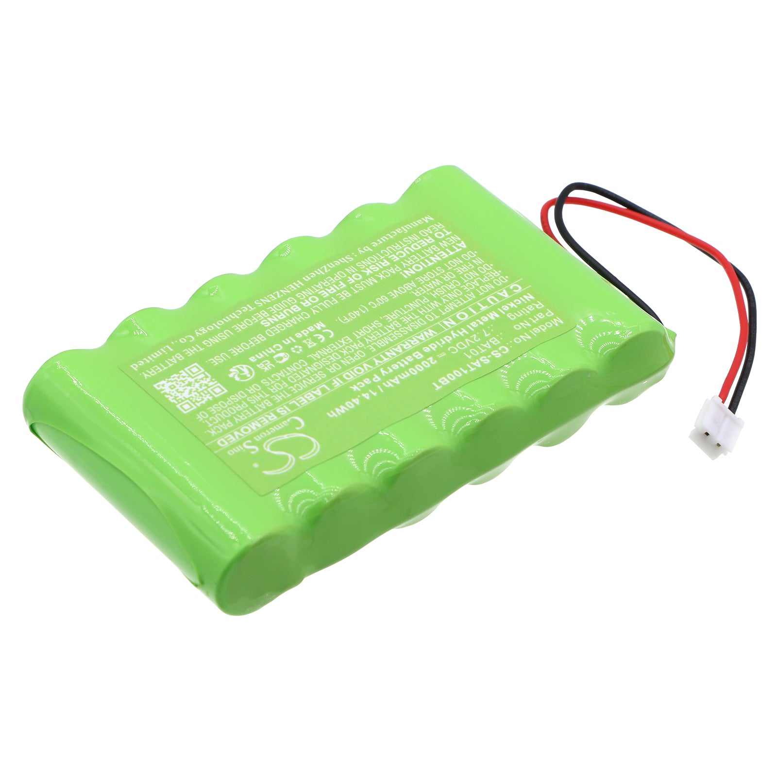 Ni-MH, Alarm System Battery fits Scantronic I-on Compact, 7.2V, 2000mAh – Bild 2
