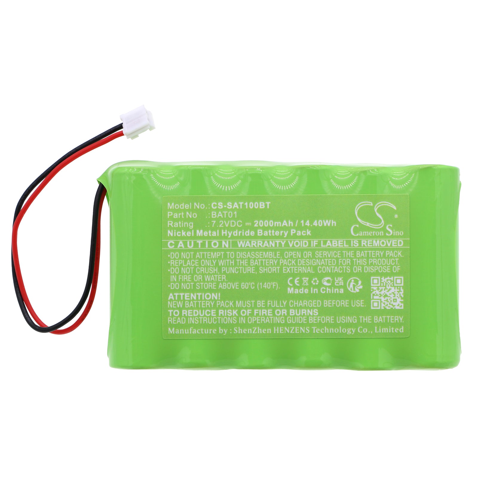 Ni-MH, Alarm System Battery fits Scantronic I-on Compact, 7.2V, 2000mAh – Bild 3