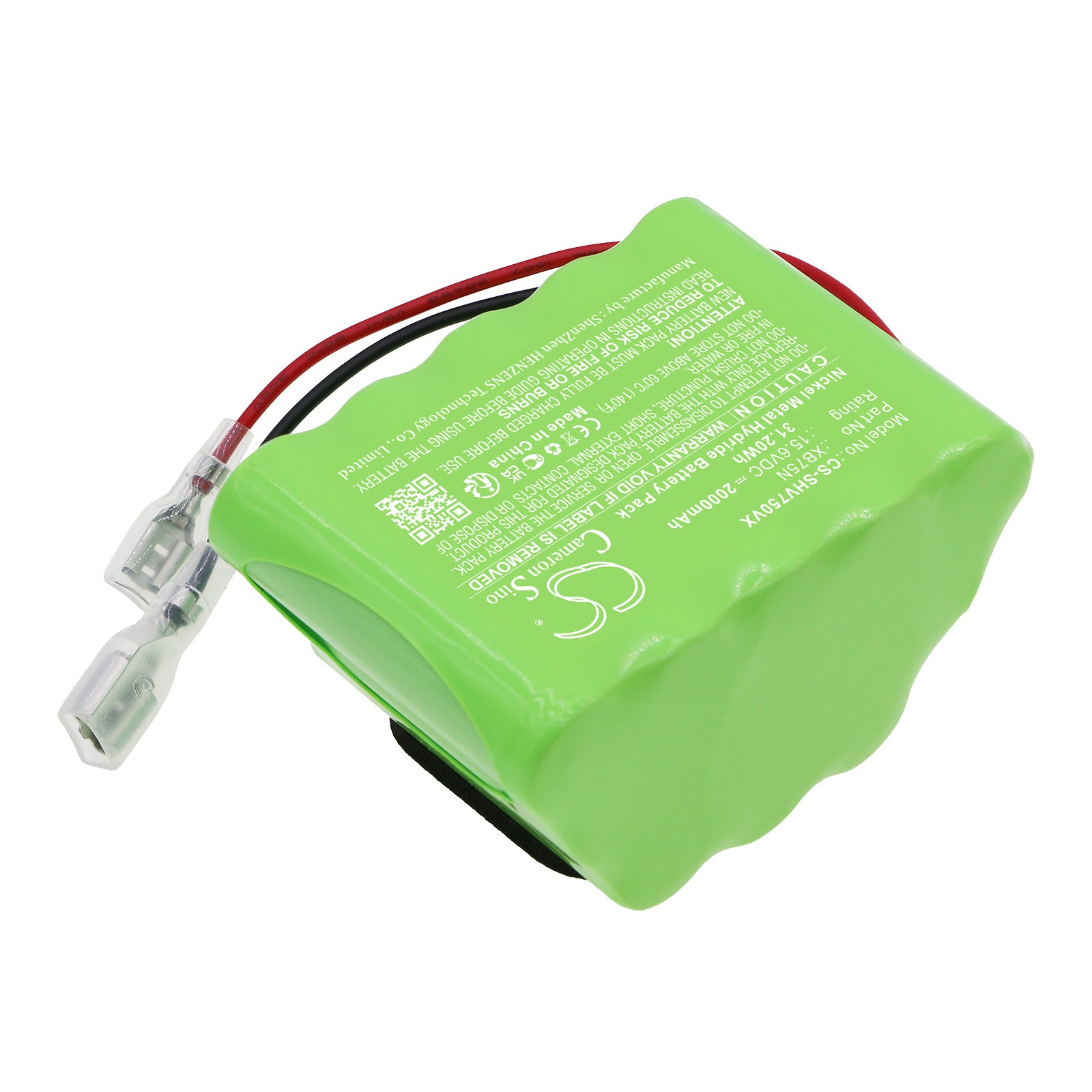 Ni-MH, Vacuum Battery fits Shark Sv70z, Sv75, 15.6V, 2000mAh – Bild 2