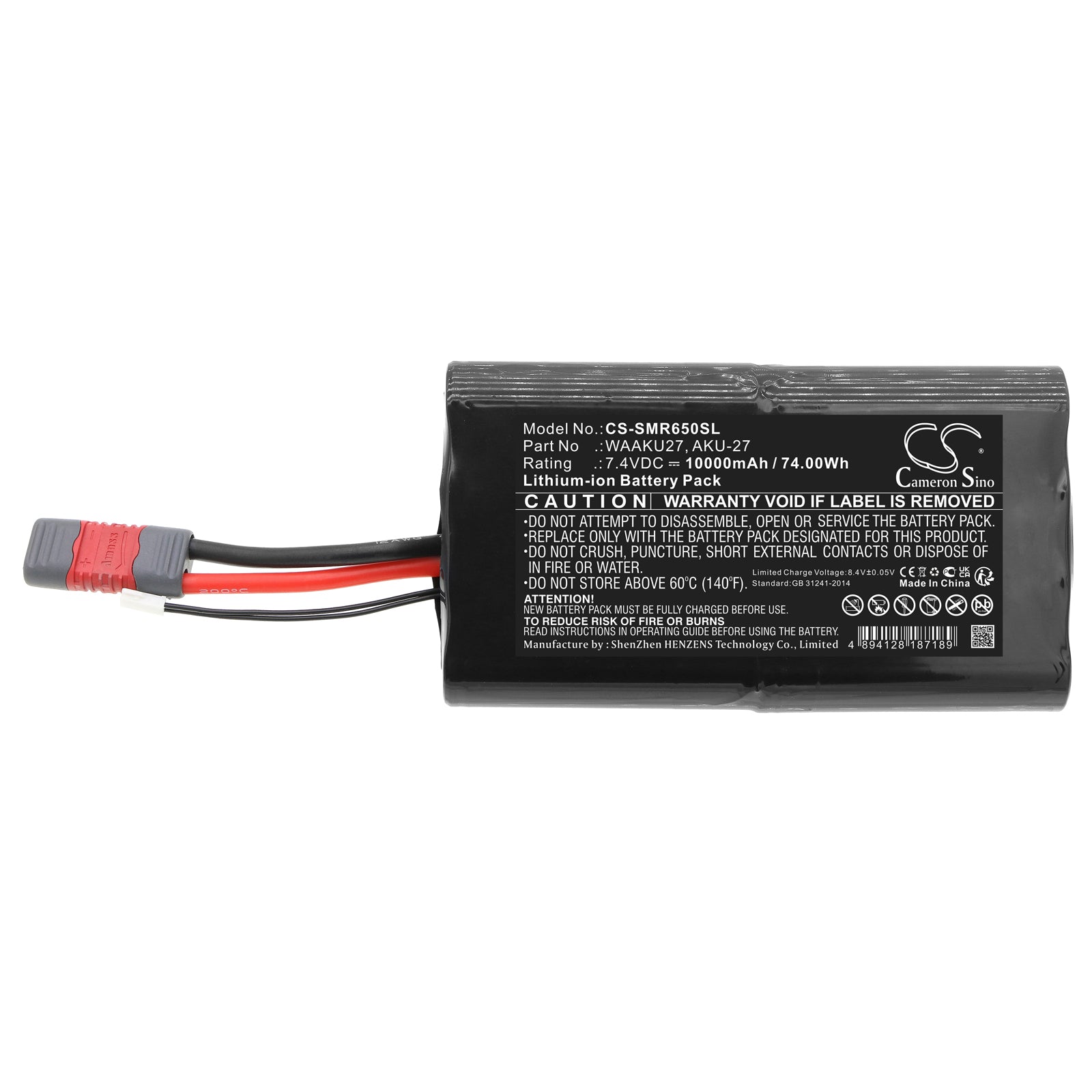 Li-ion, Equipment, Survey, Test Battery fits Sonel Mmr-650 Low Resistance Meter, 7.4V, 10000mAh – Bild 2