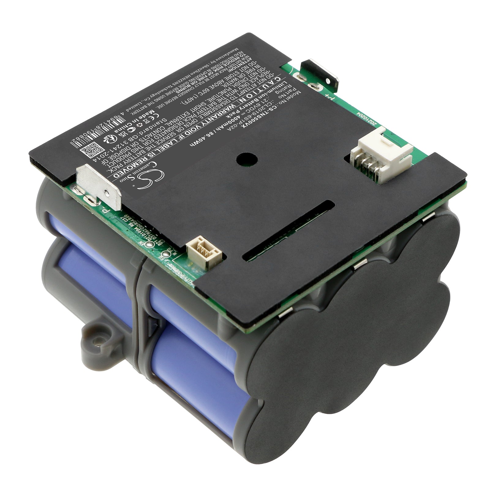 Li-ion, Vacuum Battery fits Tineco Ifloor S5 Fw160100cn, 21.6V, 4000mAh – Bild 2