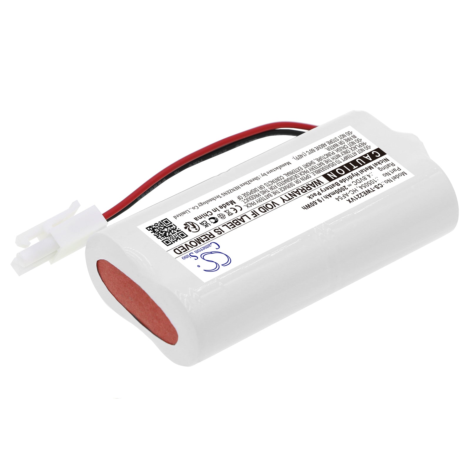 Ni-MH, Vacuum Battery fits Twinbird Hc-e221, Hc-e221bl, 4.8V, 2000mAh – Bild 2