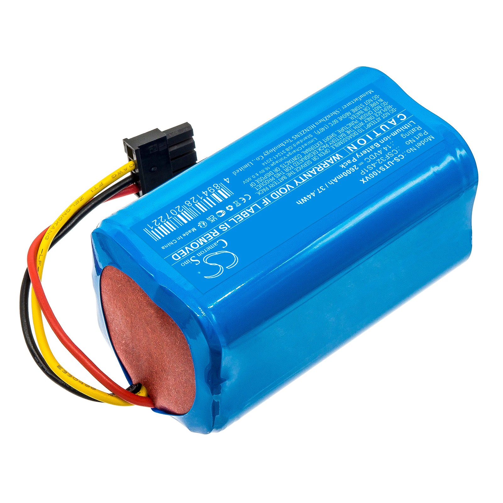 Li-ion, Vacuum Battery fits Ultenic Ts1, 14.4V, 2600mAh – Bild 2