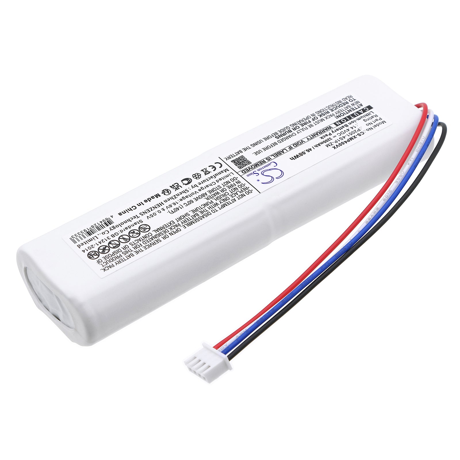 Li-ion, Vacuum Battery fits Xiaomi Bhr5055eu, Mi Robot Vacuum Mop 2, 14.4V, 3200mAh – Bild 2