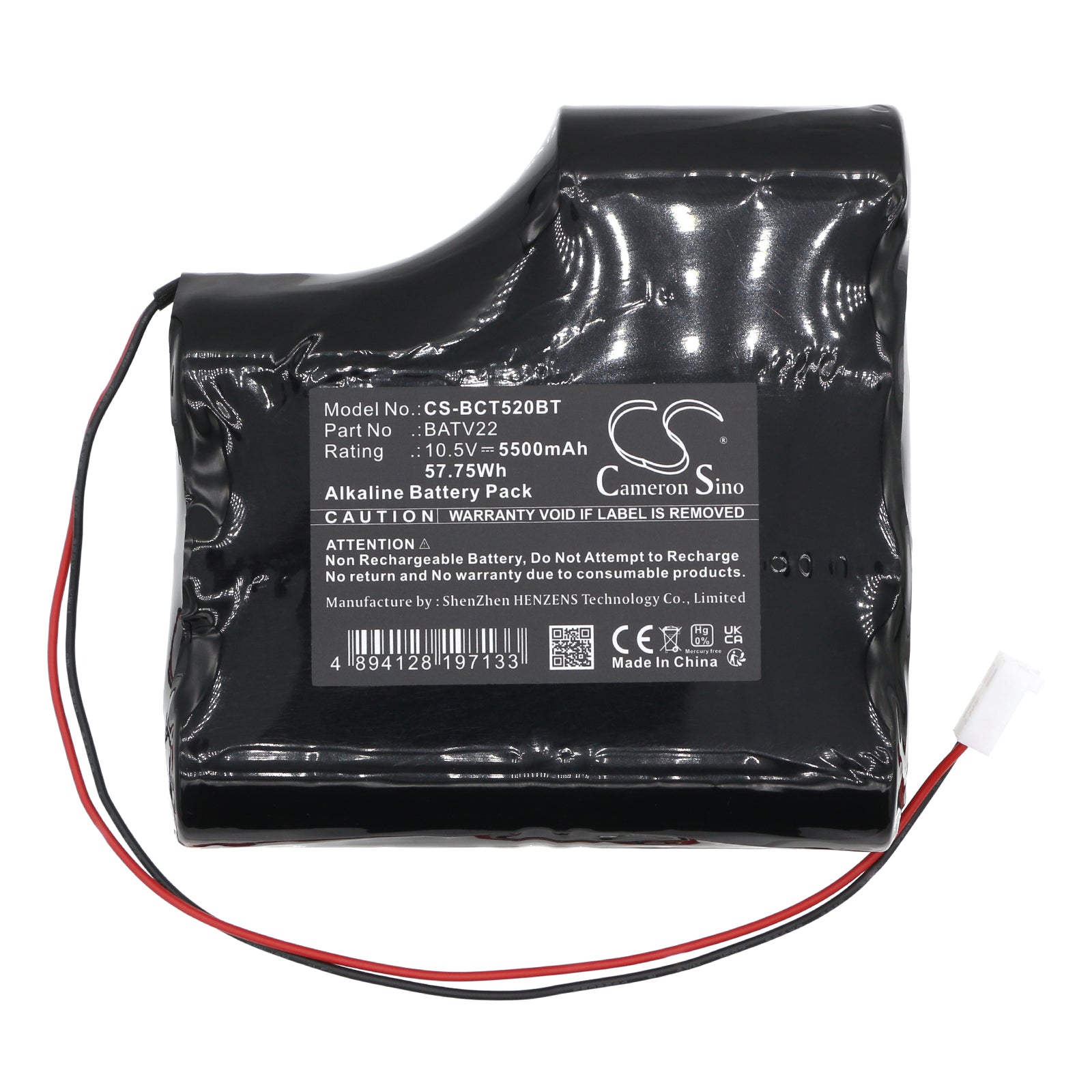 Alkaline, Alarm System Battery fits Daitem 520-27d, 562-27d, 10.5V, 5500mAh – Bild 2