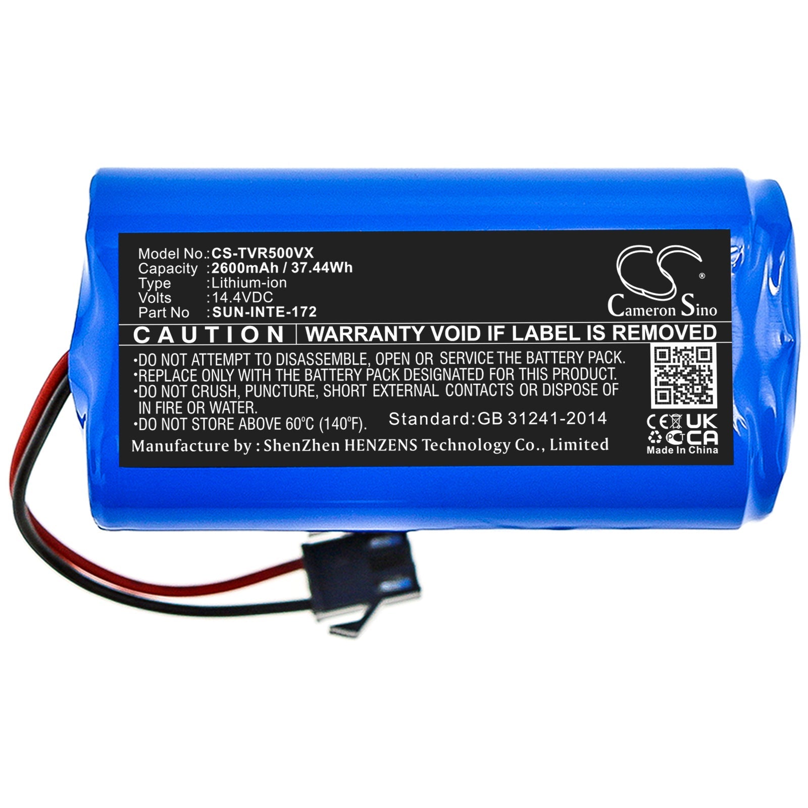 Li-ion Battery fits Amarey, A800, A900, Imartine 14.4V, 2600mAh – Bild 3