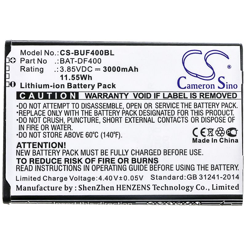 Li-ion Battery fits Bluebird, Ef400 3.85V, 3000mAh – Bild 3