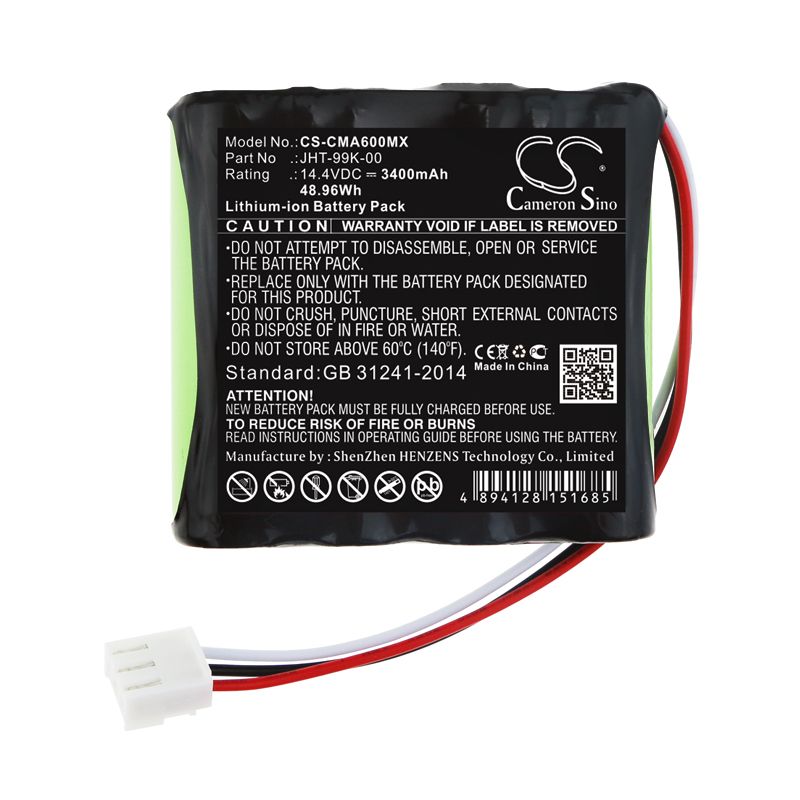 Li-ion Battery fits Comen, Cm600, Cm-600 14.4V, 3400mAh – Bild 3