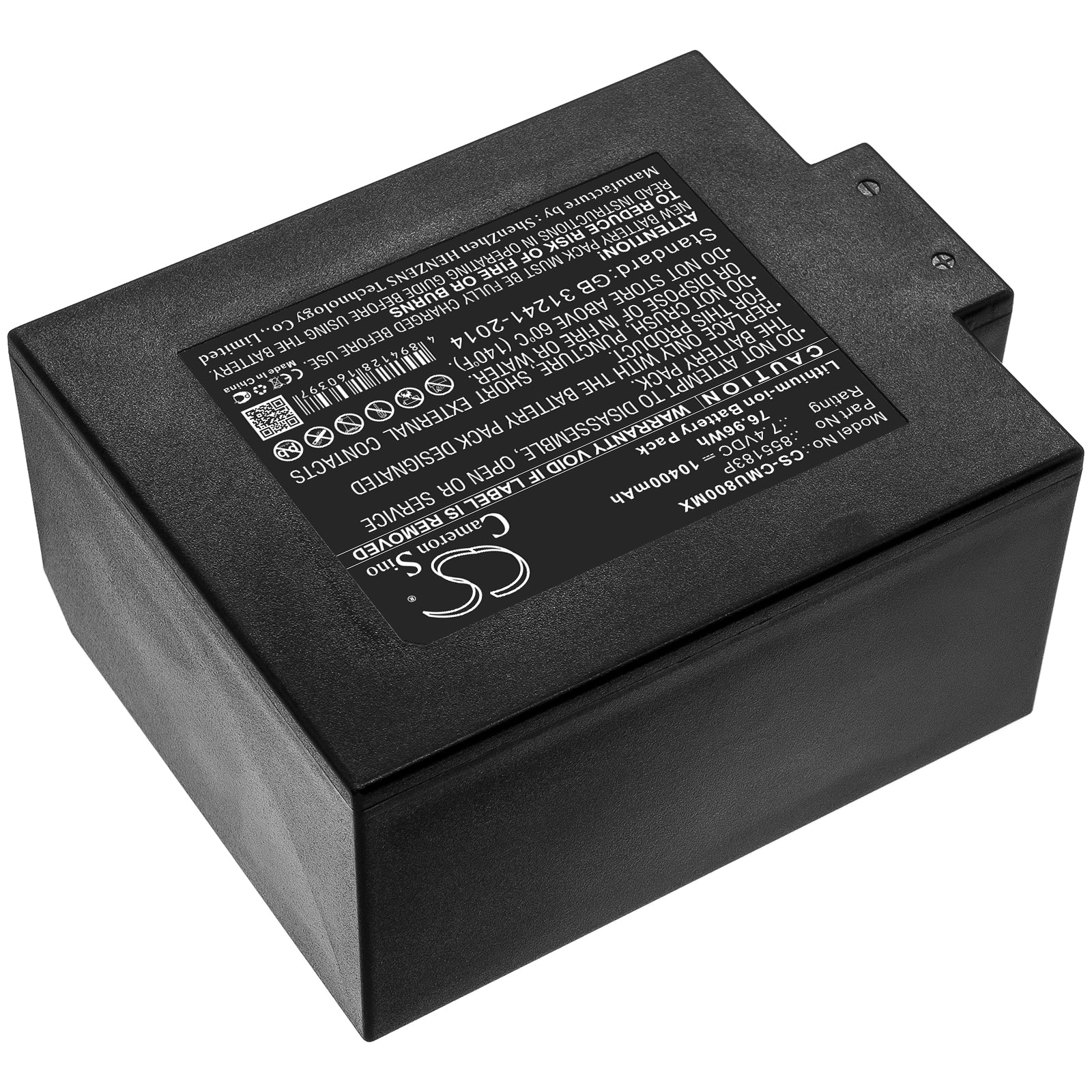 Li-ion Battery fits Contec, 855183p 7.4V, 10400mAh – Bild 2