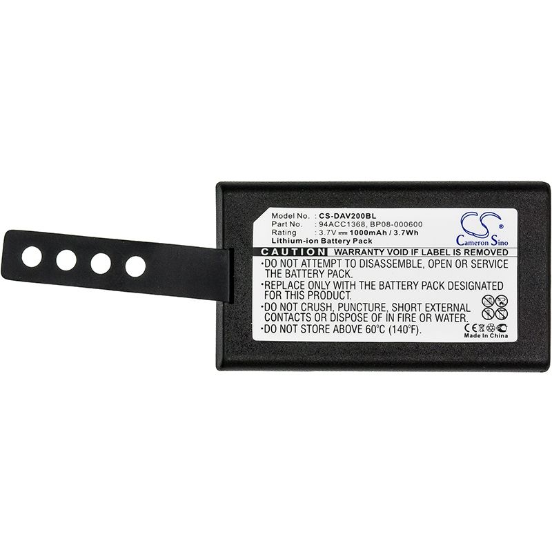 Li-ion Battery Fits Datalogic, Cvr2, Memor X3 3.7v, 1000mah – Bild 3