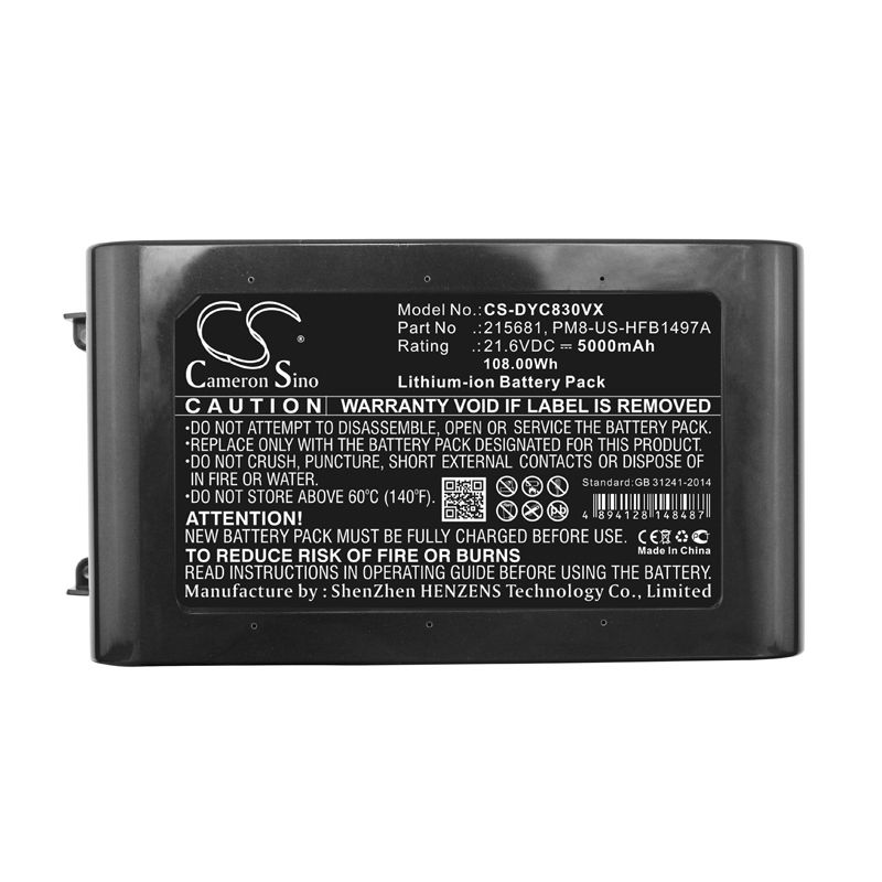 Li-ion Battery fits Dyson, Sv10, V8 21.6V, 5000mAh – Bild 5