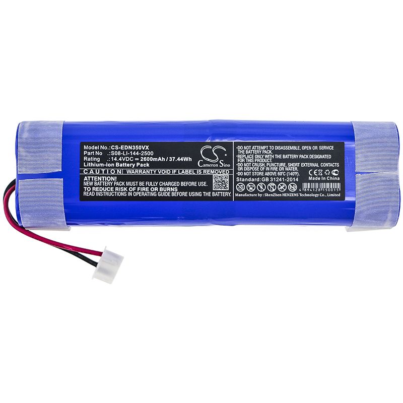 Li-ion Battery fits Ecovacs, Deebot Dj35, Deebot Dj36 14.4V, 2600mAh – Bild 3