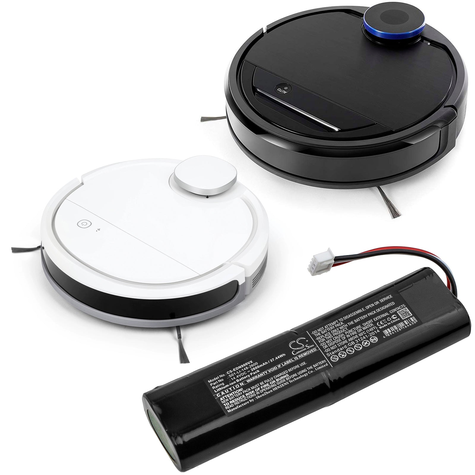 Li-ion Battery fits Ecovacs, Deebot Ozmo 900, Deebot Ozmo 901 14.4V, 2600mAh – Bild 6