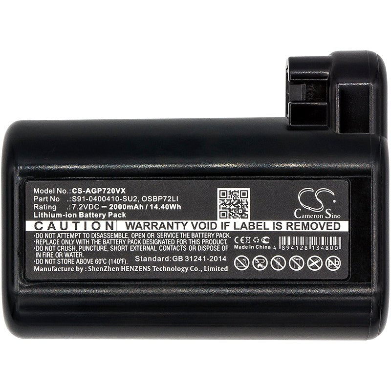Li-ion Battery fits Electrolux, 900257877, 900257983, 900258192 7.2V, 2000mAh – Bild 3