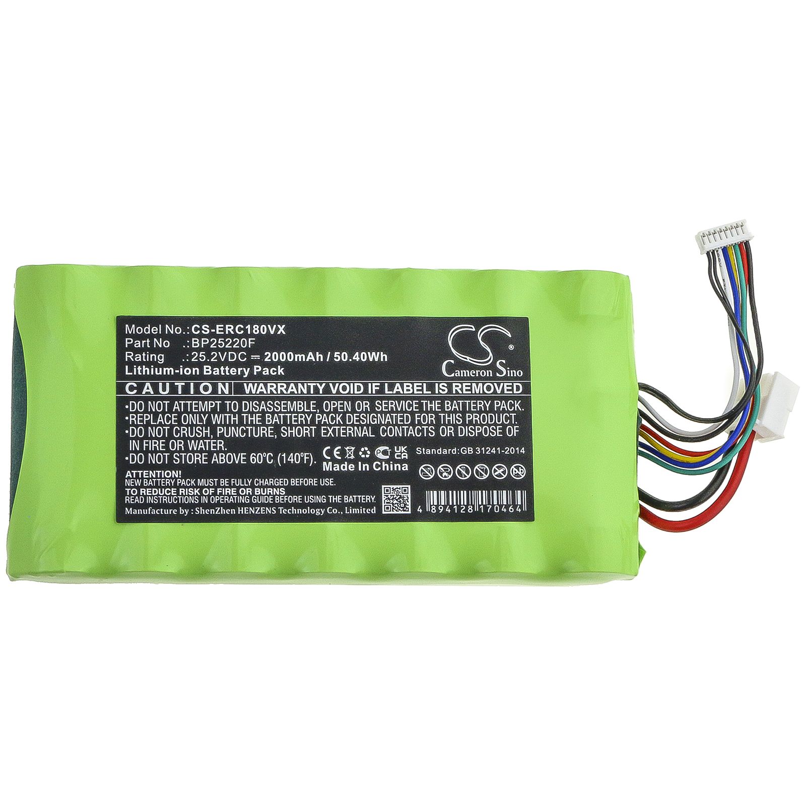 Li-ion Battery fits Eureka, Nec180 Pro 25.2V, 2000mAh – Bild 4