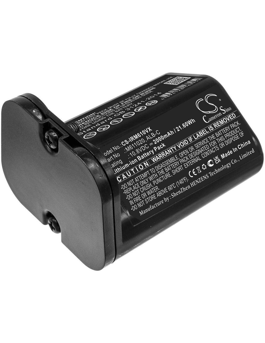 Li-ion Battery fits Irobot, Braava Jet M6 10.8V, 2000mAh – Bild 2