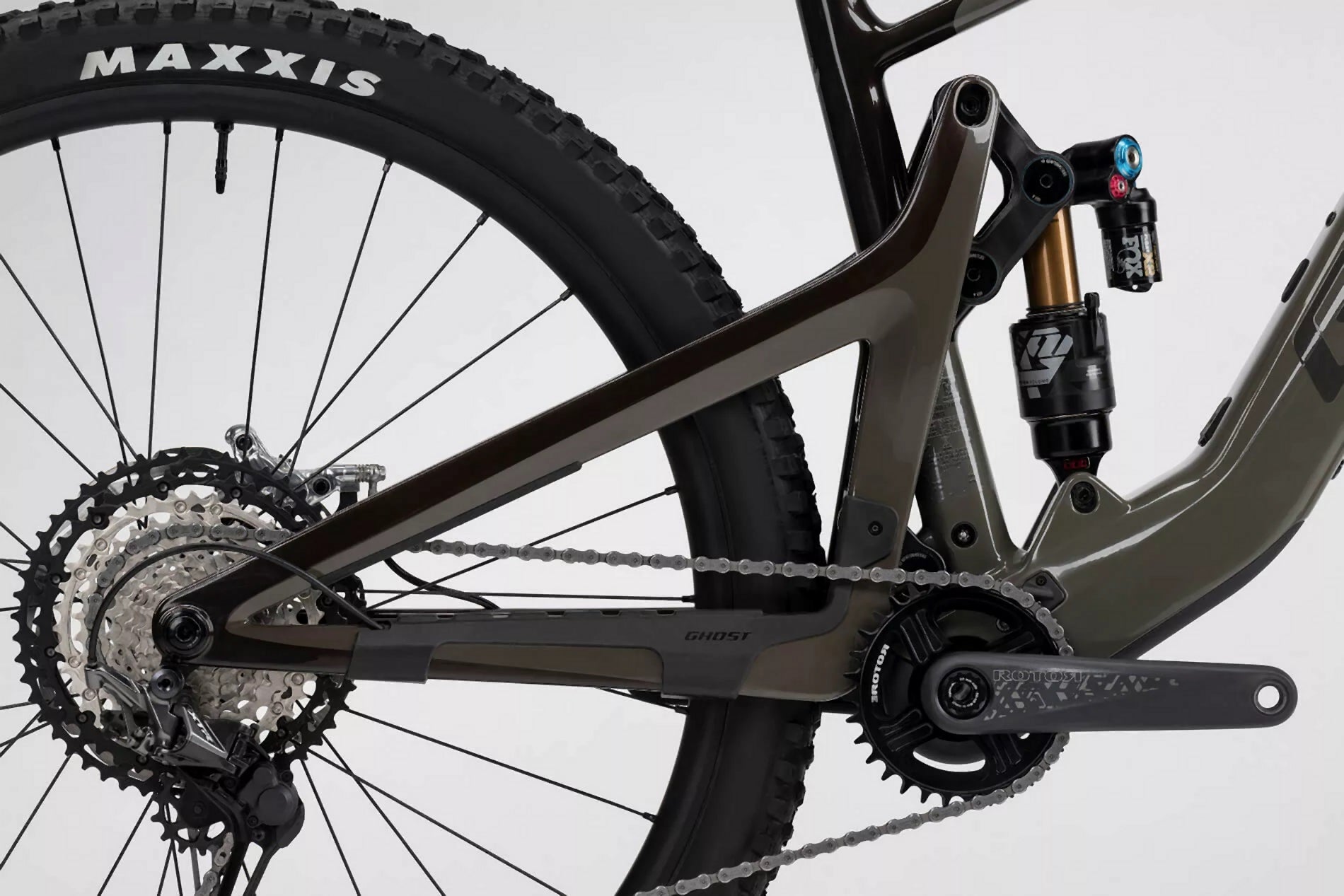 Ghost PATH RIOT CF/LC Full Party warm gray/dark chocolate - glossy – Bild 5