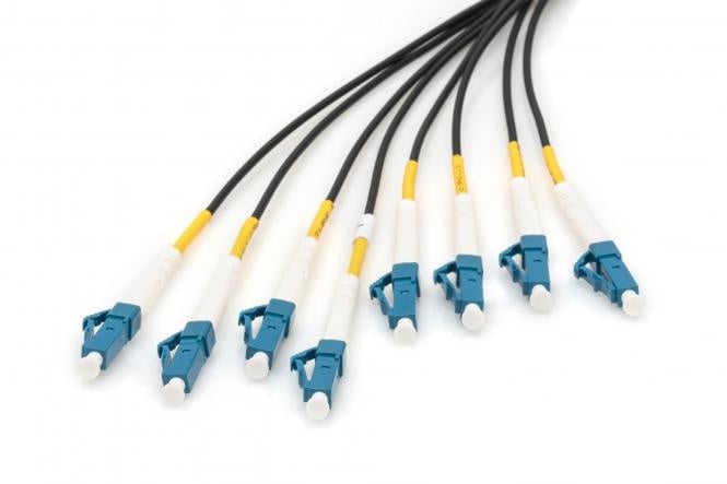 Reeds geassembleerde, 150 M universele breakout glasvezelkabel, singlemode OS2, 8 vezels, LC/UPC - LC/UPC – Bild 2