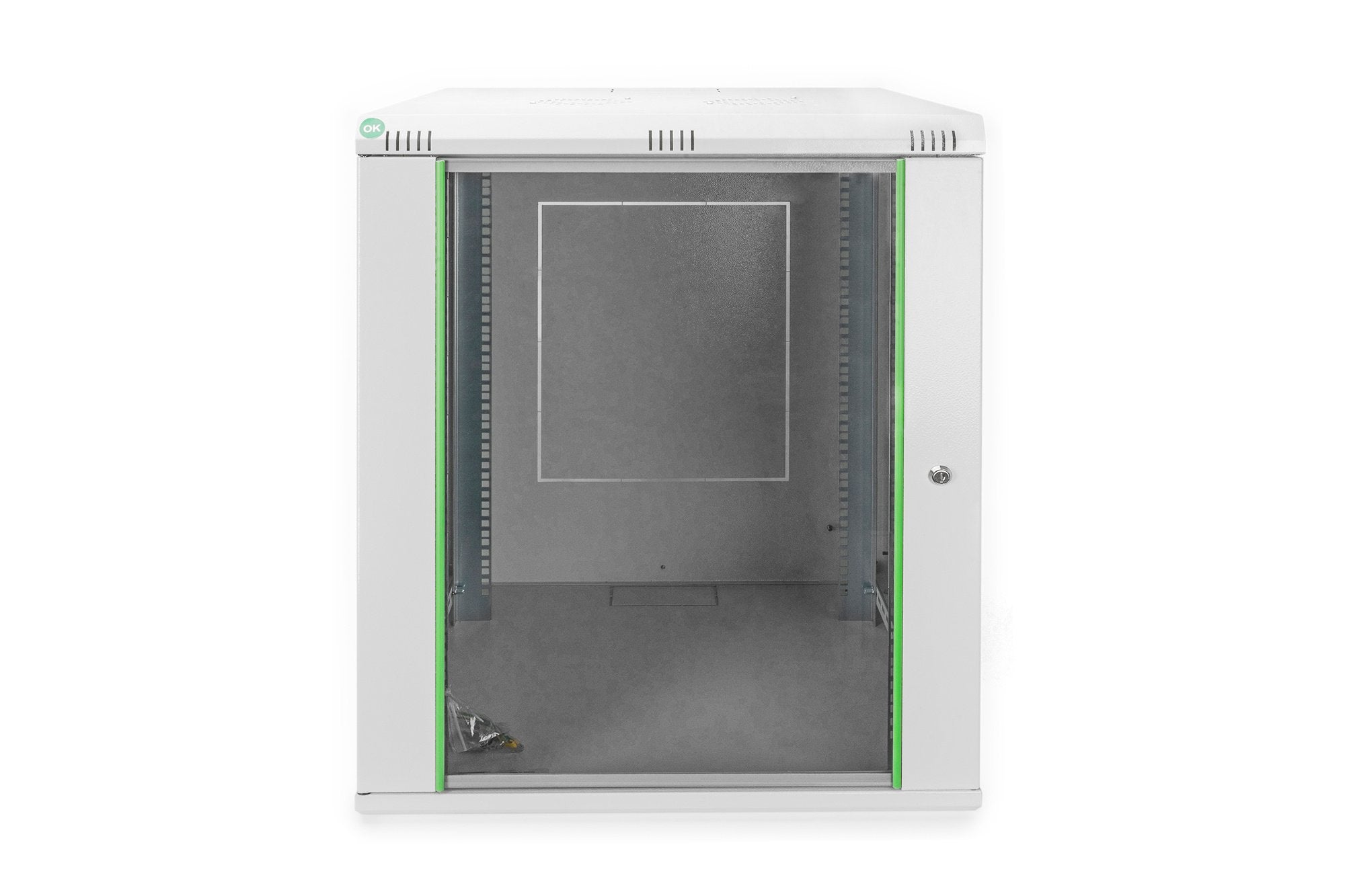 16U wandkast, Dynamic Basic 600x600x789 mm, kleur lichtgrijs (RAL 7035) – Bild 2