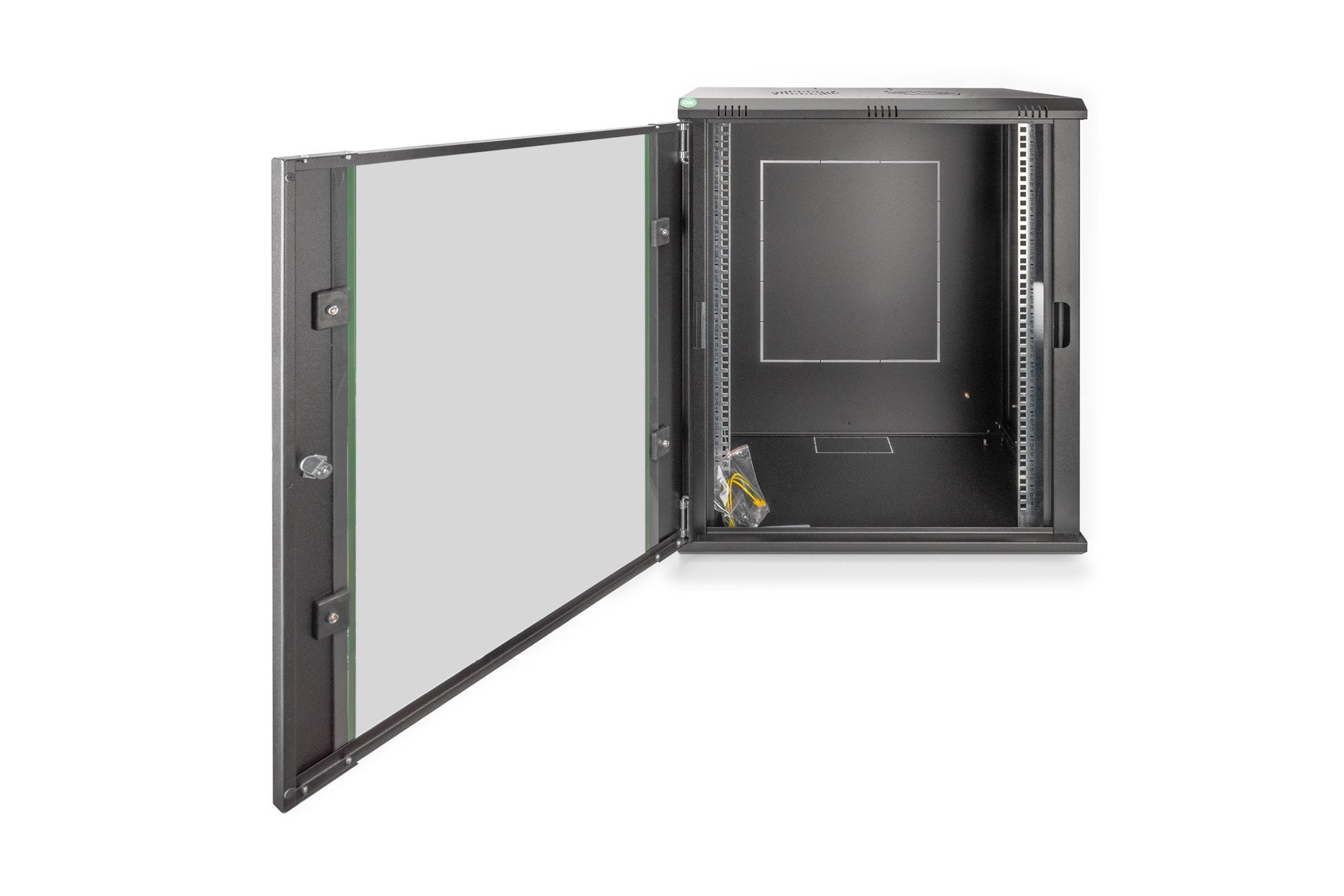 16U wandkast, Dynamic 600x450x789 mm, kleur zwart (RAL 9005) – Bild 2