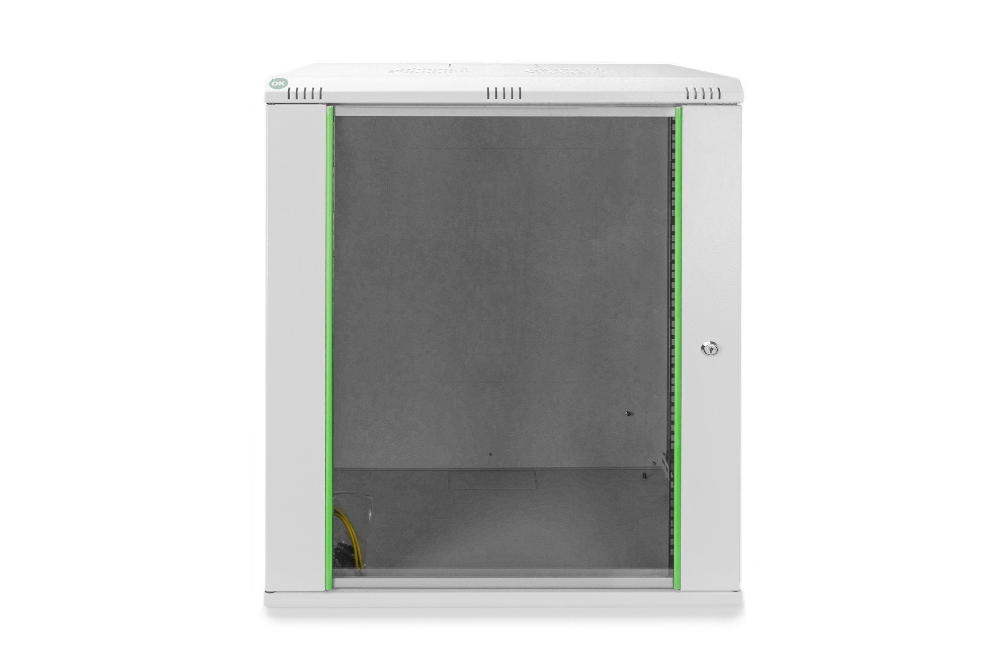 16U wandkast, Dynamic 600x450x789 mm, kleur lichtgrijs (RAL 7035) – Bild 2