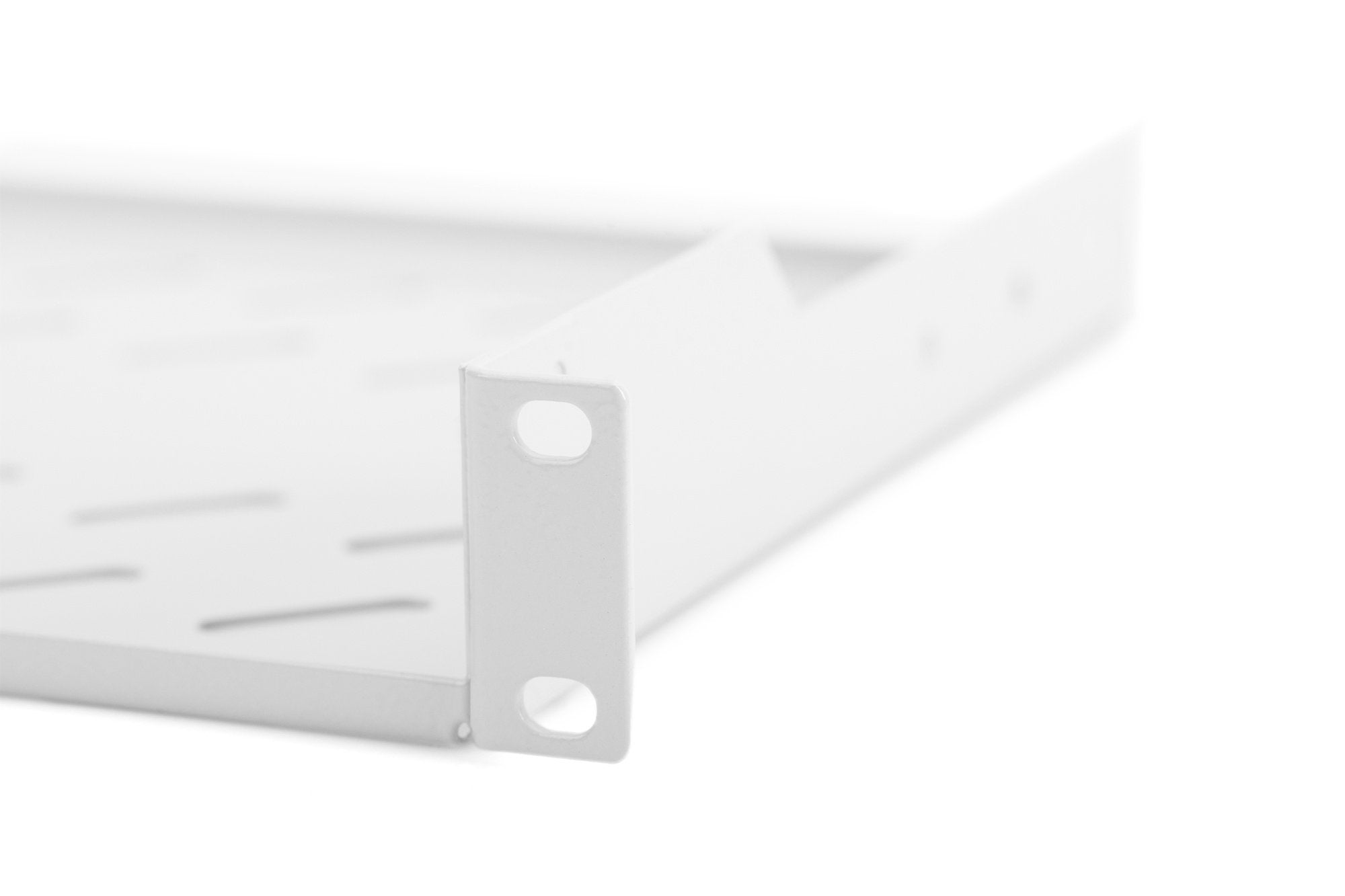 19 Inch 1U legbord voor rekken vanaf 400 mm diepte 45x482x250 mm, tot 15 kg, lichtgrijs (RAL 7035) – Bild 2